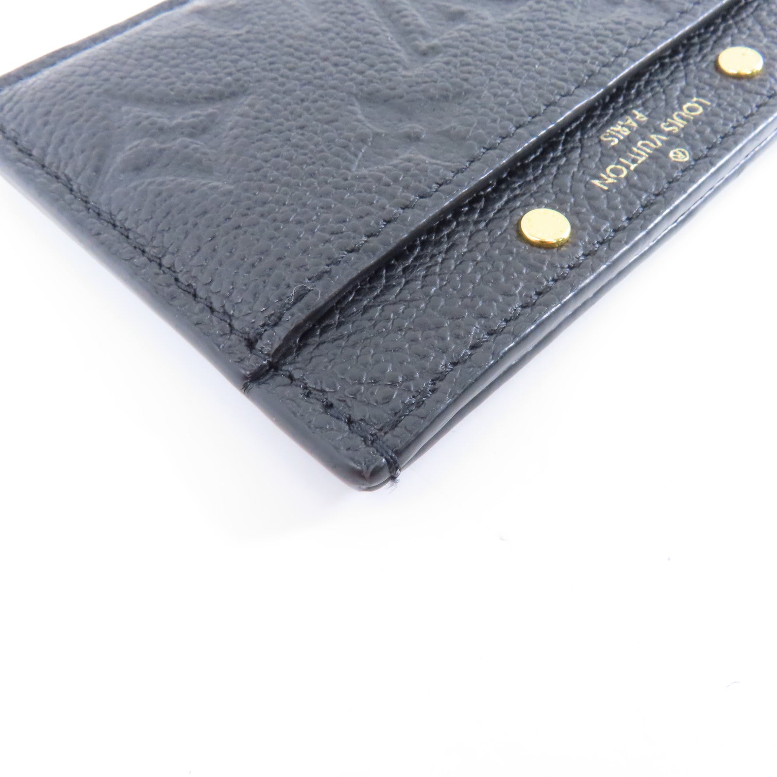 LOUIS VUITTON Monogram Empreinte Card Case卡片套黑色