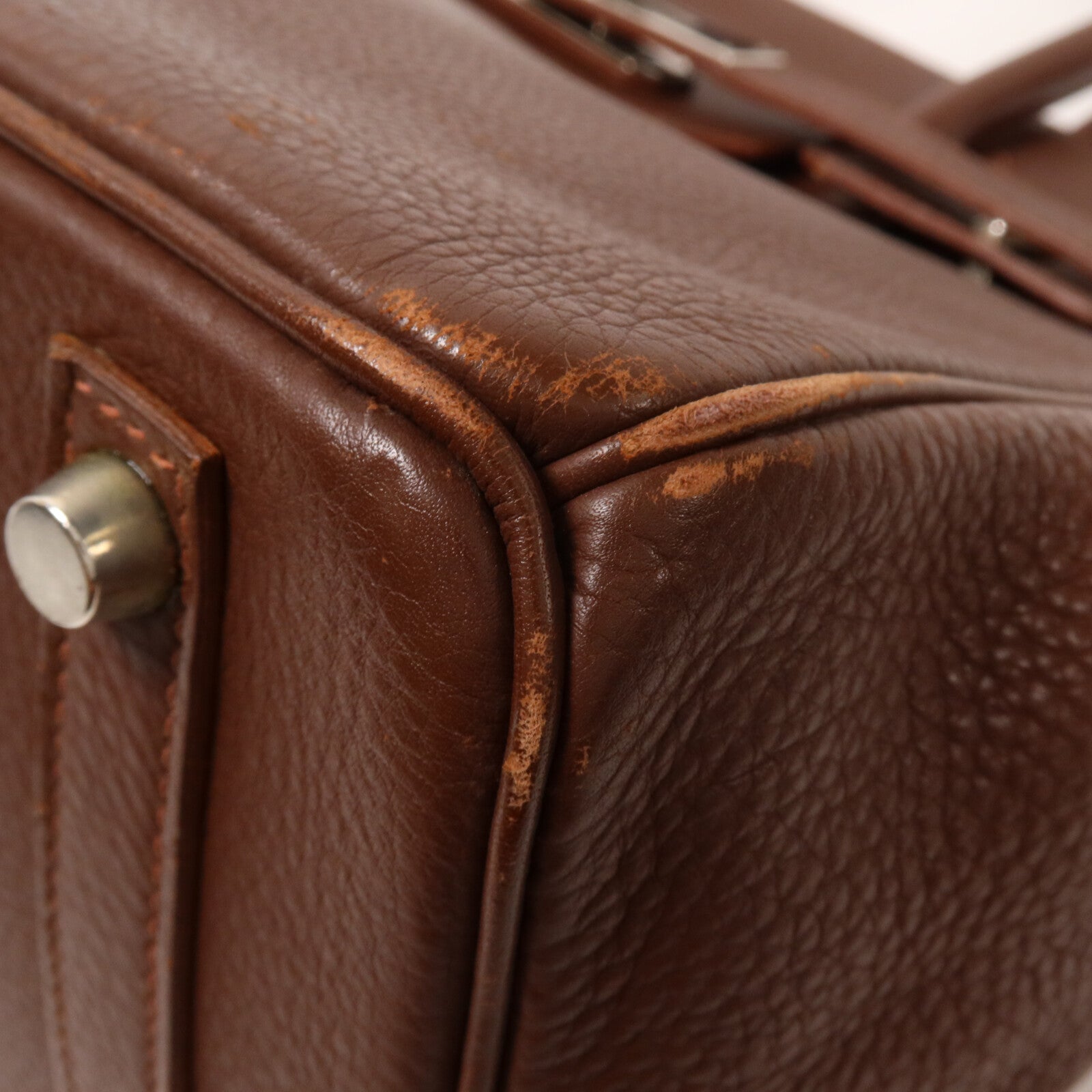 HERMES Togo皮革Birkin 30手挽袋Noisette