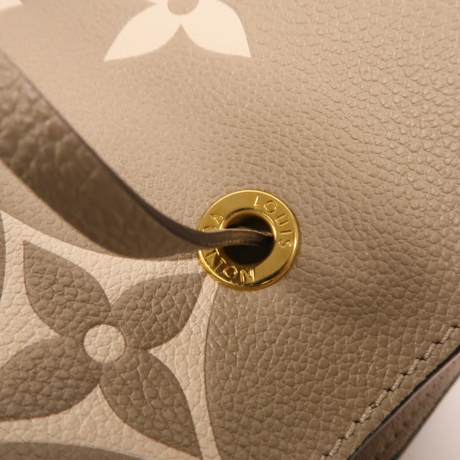 LOUIS VUITTON Monogram Empreinte NeoNoe MM金扣手挽肩背兩用袋