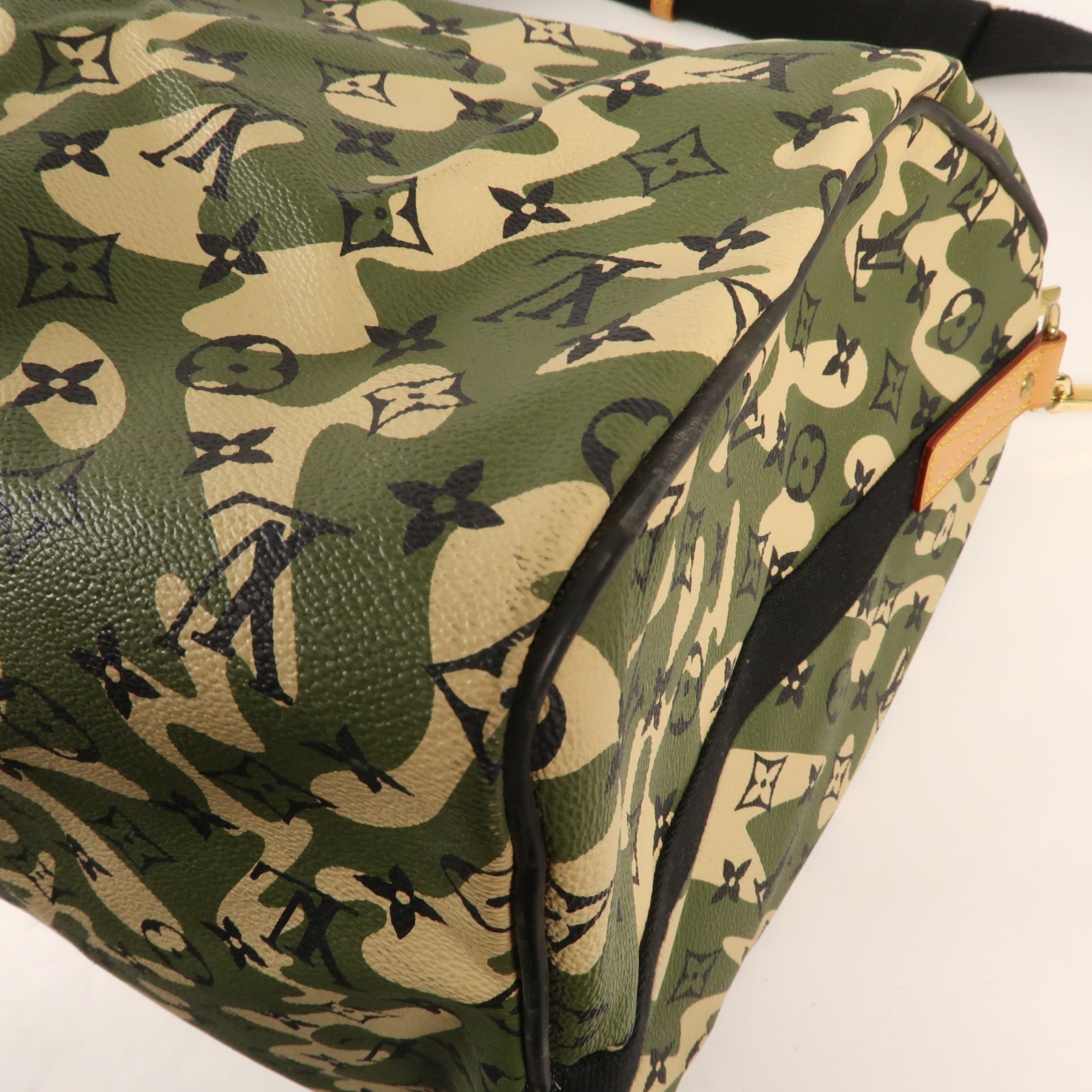 LOUIS VUITTON Monogramouflage Keepall Bandoulie 55金扣手挽肩背兩用袋 55