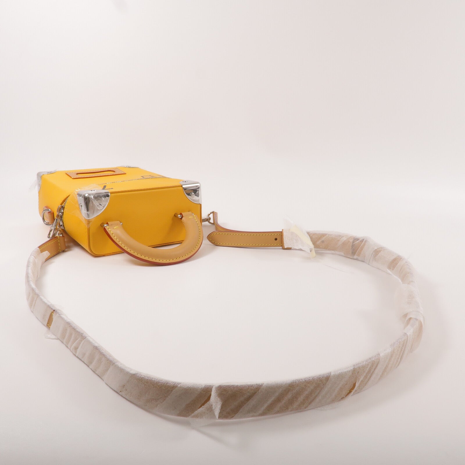 LOUIS VUITTON 牛皮皮革Vertical Box Trunk手挽肩背兩用袋