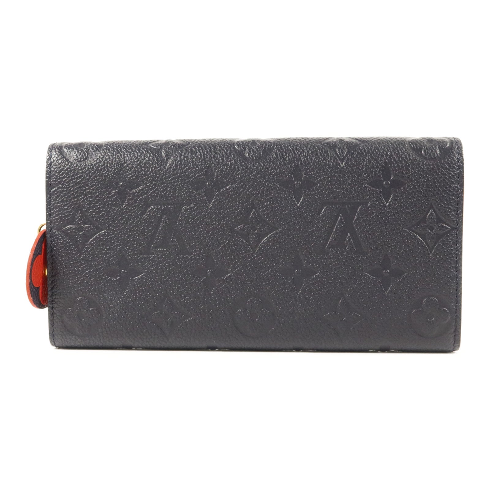 LOUIS VUITTON Monogram Empreinte Blooming Flower Wallet金扣長錢包