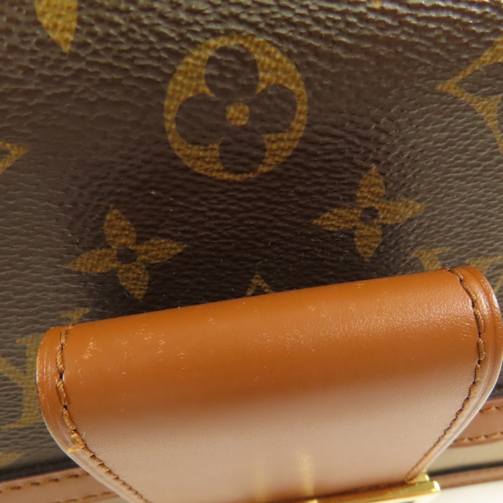LOUIS VUITTON 【激減優惠】Monogram/Monogram Reverse Dauphine MM金扣手挽肩背兩用袋棕色