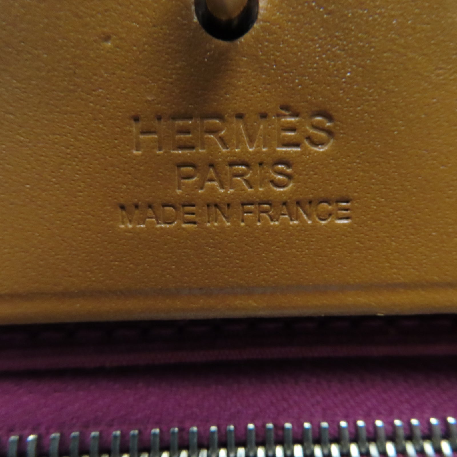HERMES 【激減優惠】帆布Herbag PM銀扣手挽肩背兩用袋Ruby粉紅色