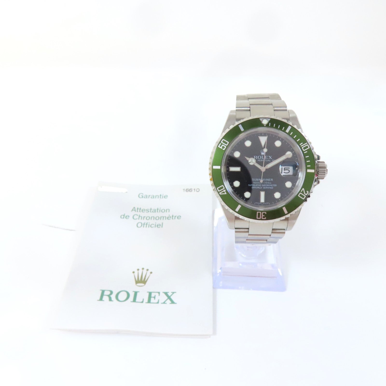 ROLEX 【激減優惠】Submariner Date不鏽鋼手錶自動機芯黑色
