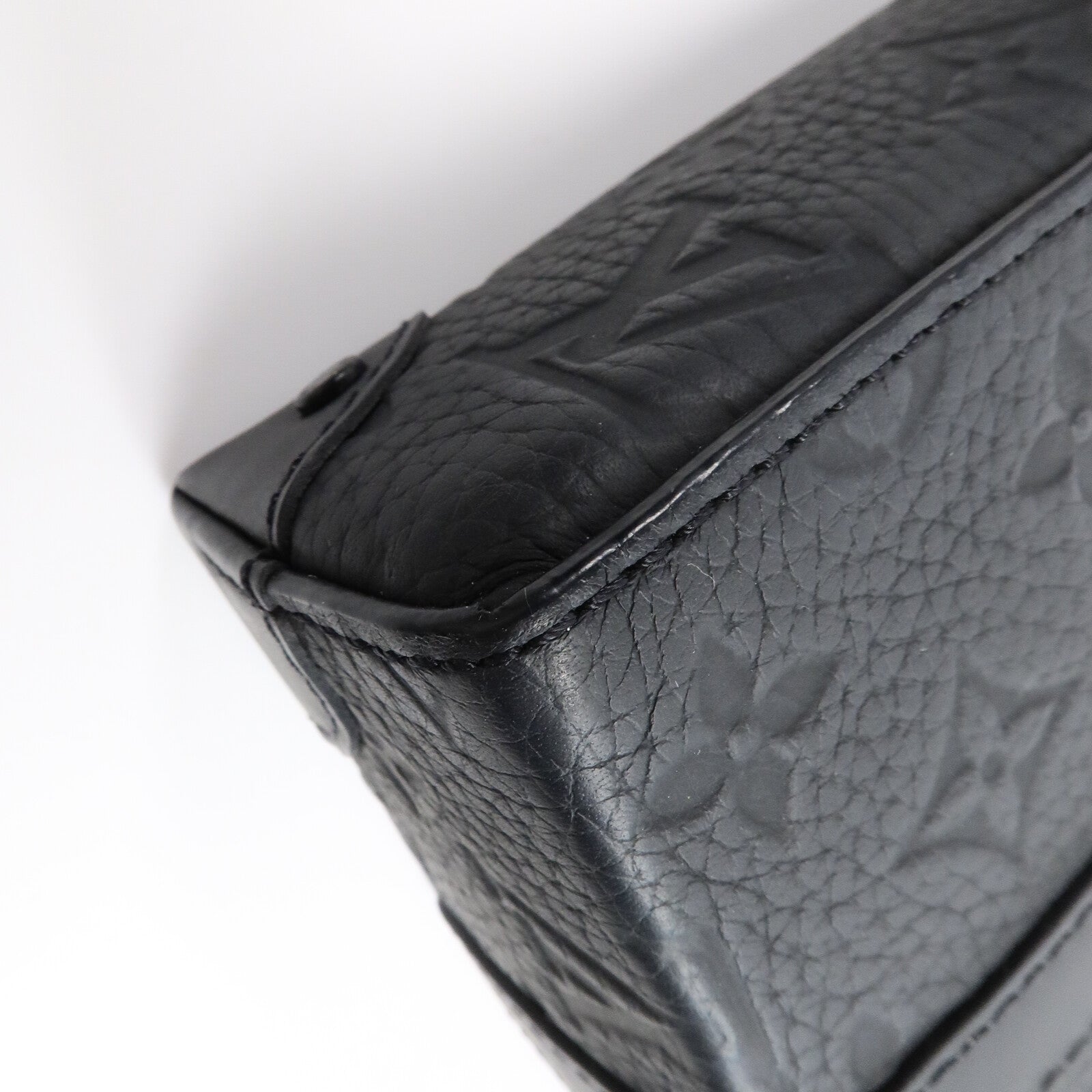 LOUIS VUITTON Monogram Taurillon Trunk Messenger Bag肩背袋