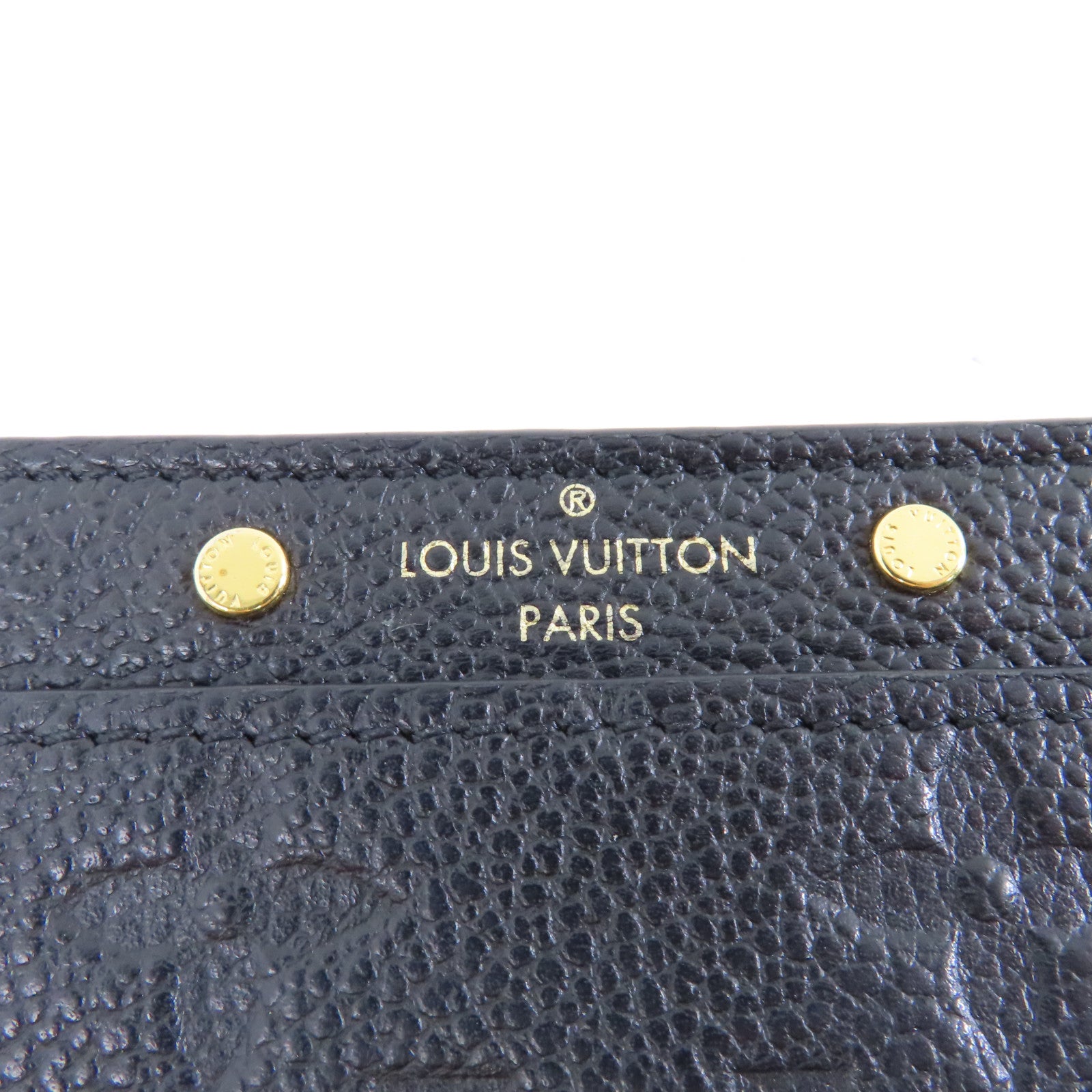 LOUIS VUITTON Monogram Empreinte Card Case卡片套黑色