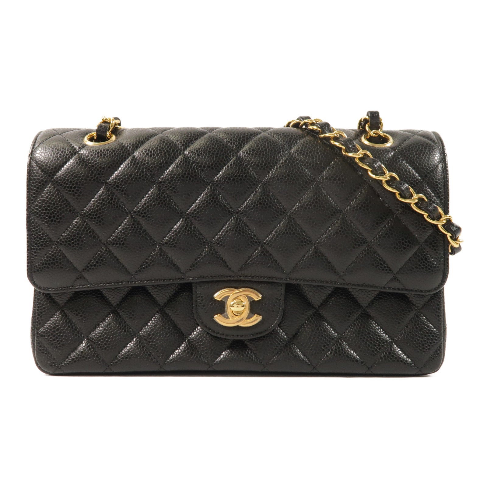 CHANEL 牛皮皮革Classic 25金扣鏈帶肩背袋