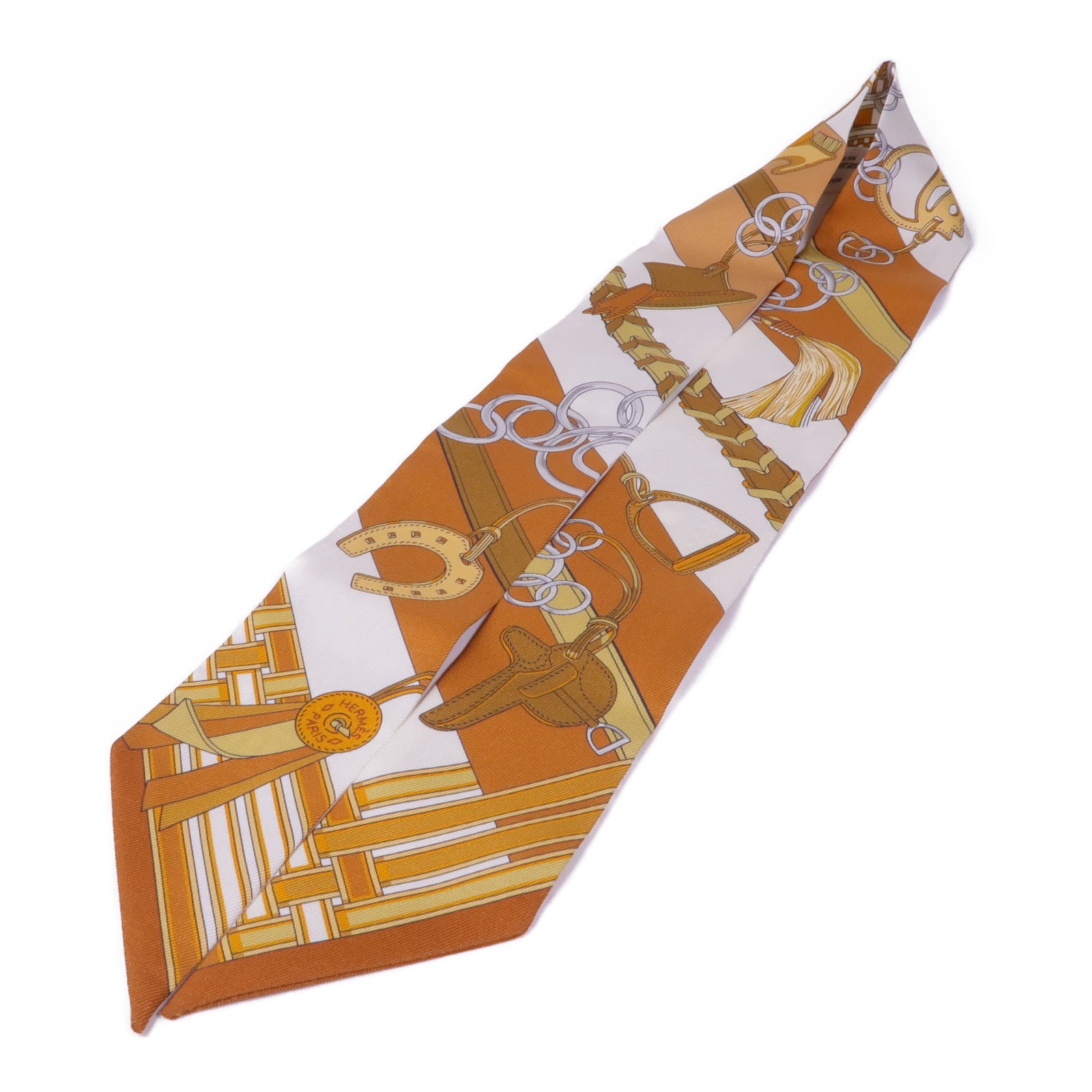 HERMES 絲質Twilly絲巾