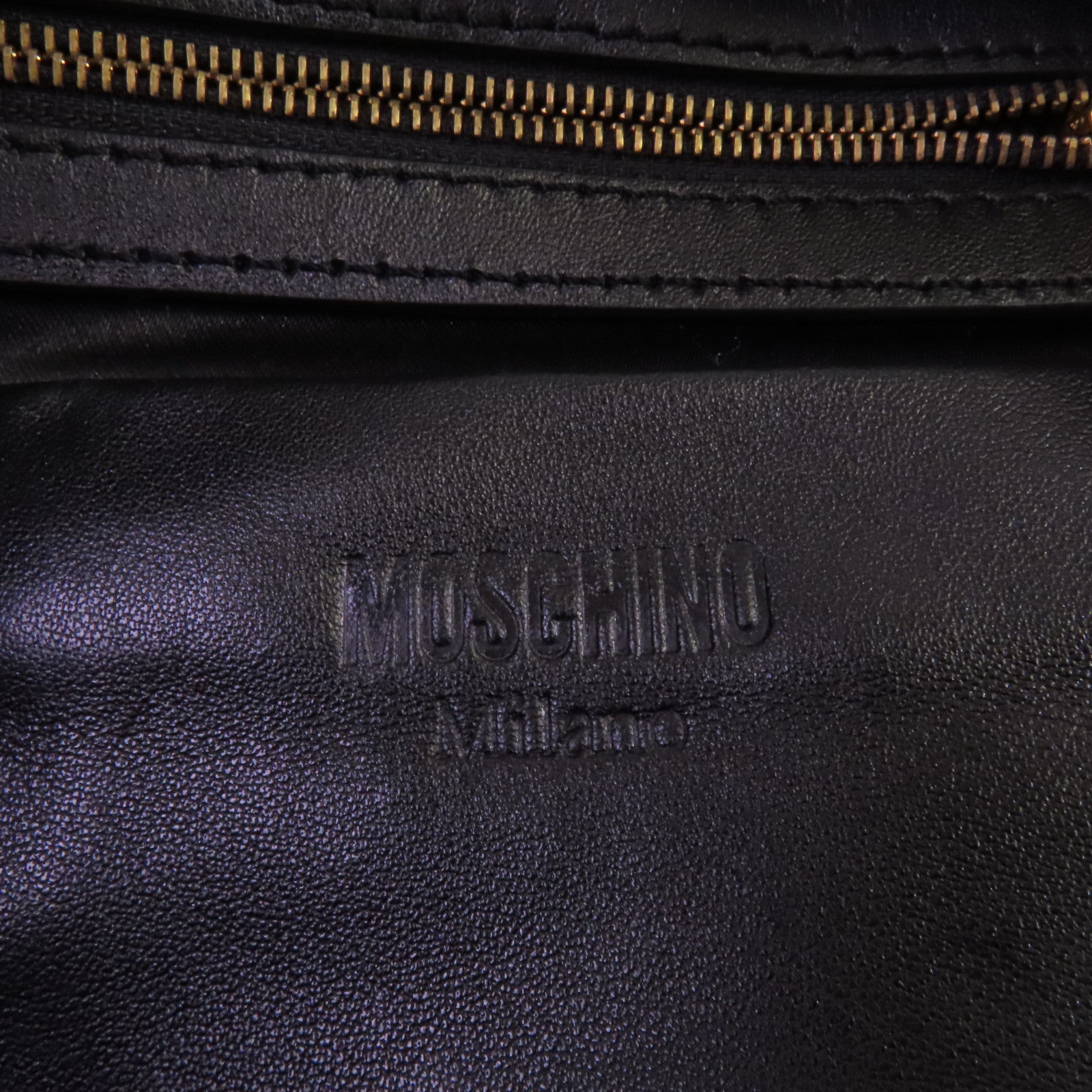 MOSCHINO 尼龍Backpack金扣背包