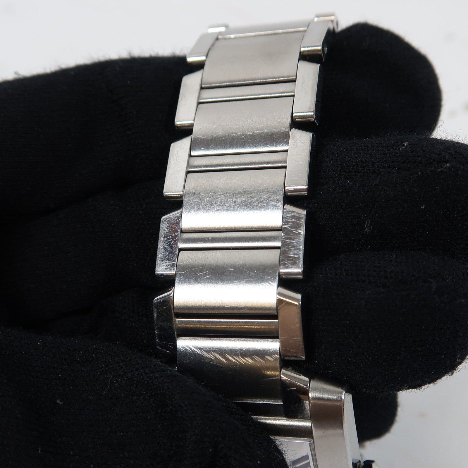 CARTIER Tank Francaise不鏽鋼手錶自動機芯銀色