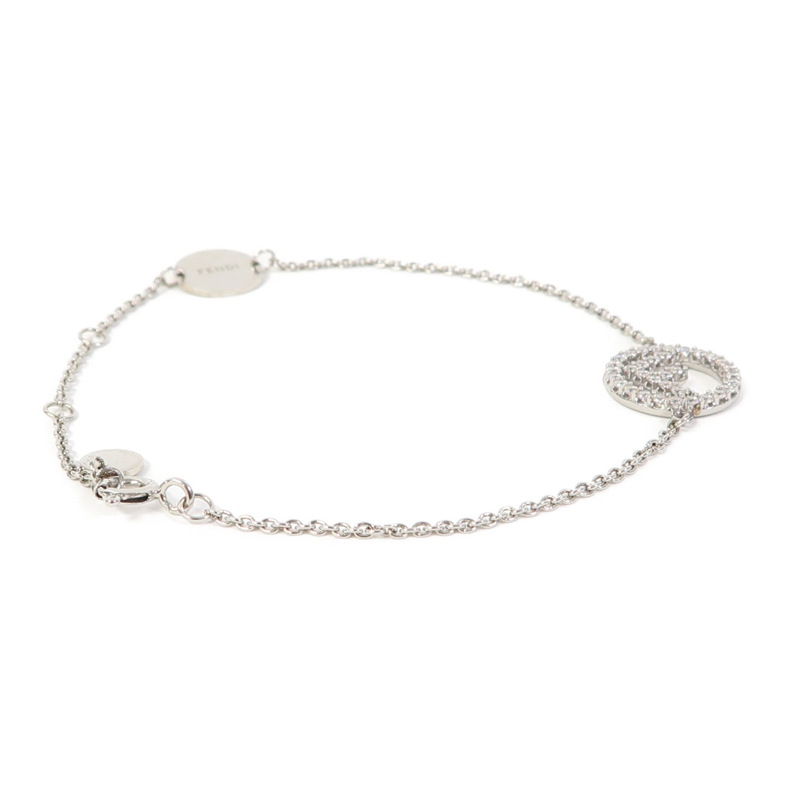 FENDI 金屬Bracelet手鏈銀色