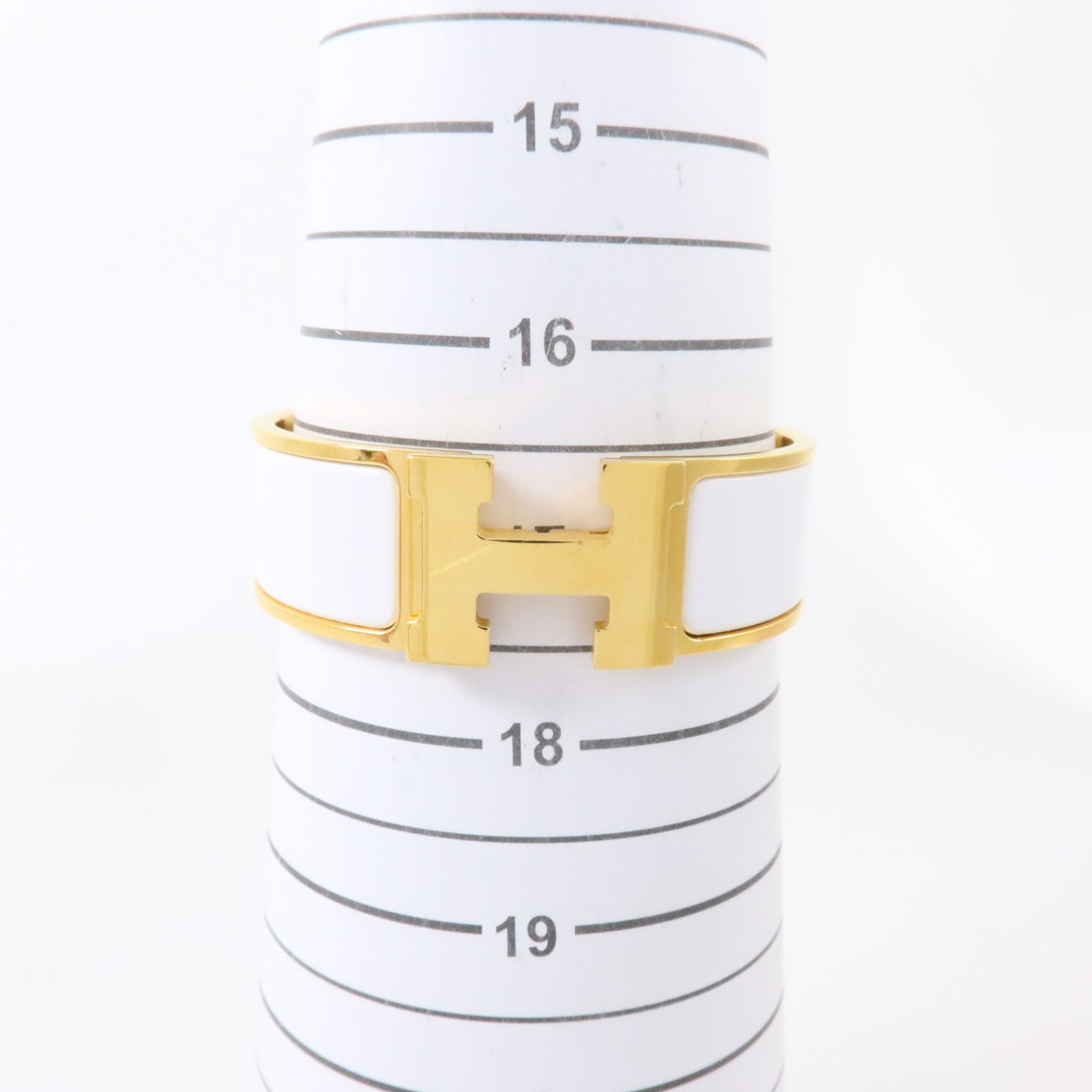 HERMES 金屬/琺瑯Clic-Clac H Bracelet金扣手鏈