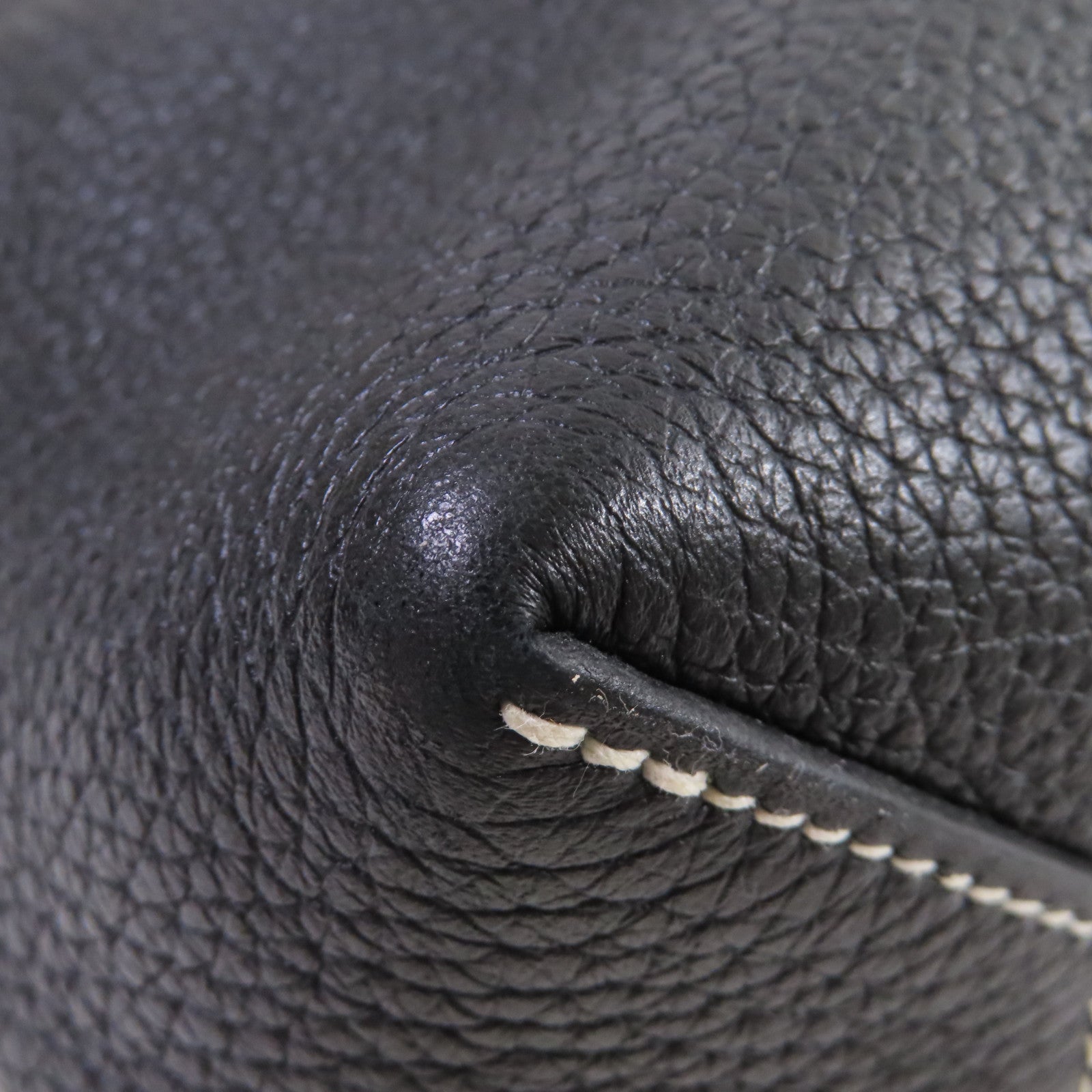 HERMES 【激減優惠】Clemence皮革Cabasellier 31 Shoulder Bag肩背袋黑色