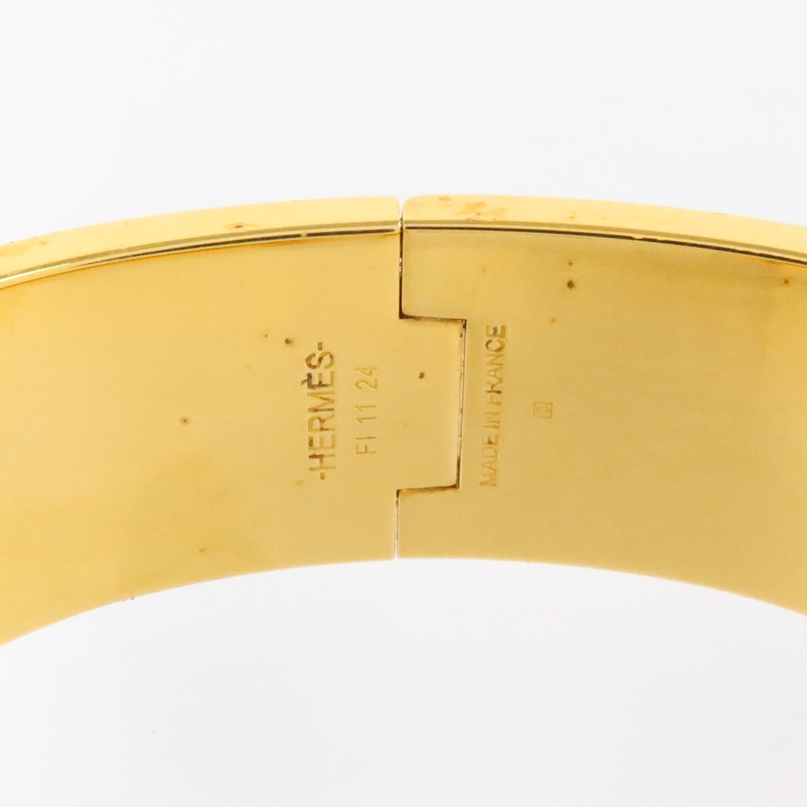HERMES 金屬/琺瑯Clic-Clac H Bracelet金扣手鏈