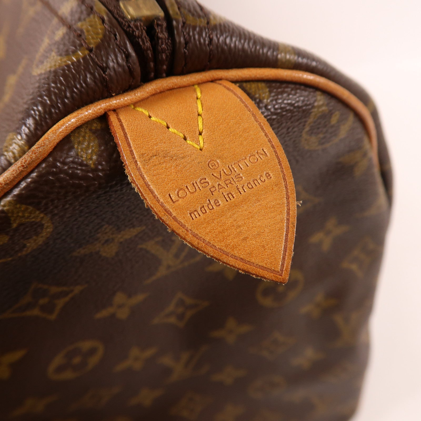 LOUIS VUITTON Monogram Keepall 50金扣波士頓包棕色