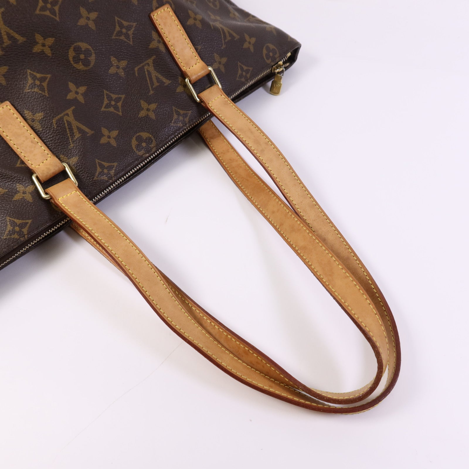 LOUIS VUITTON Monogram Cabas Mezzo金扣肩背袋