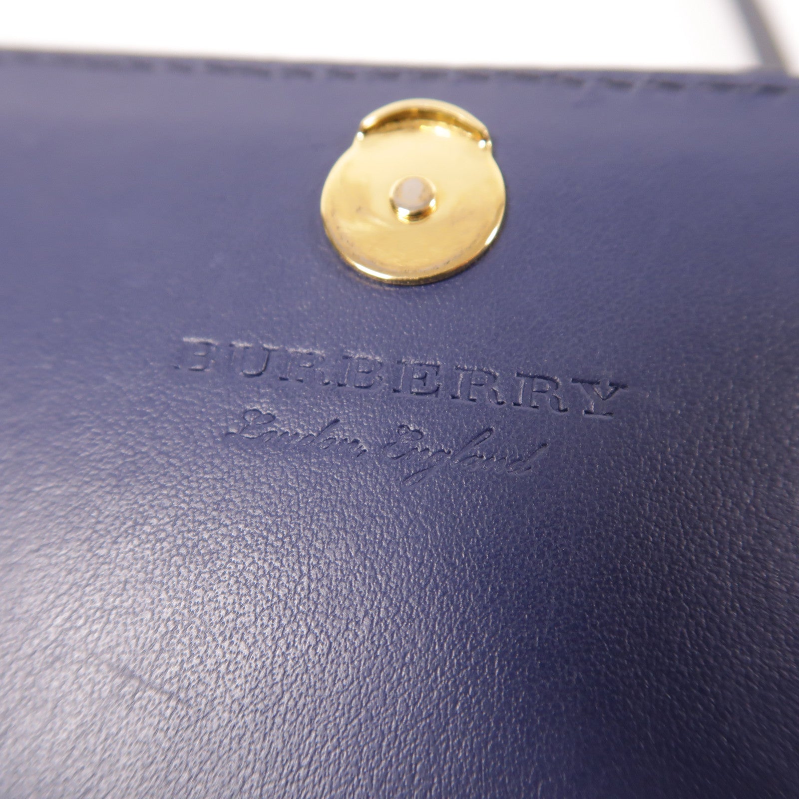 BURBERRY 牛皮皮革/帆布Shoulder Bag金扣肩背袋