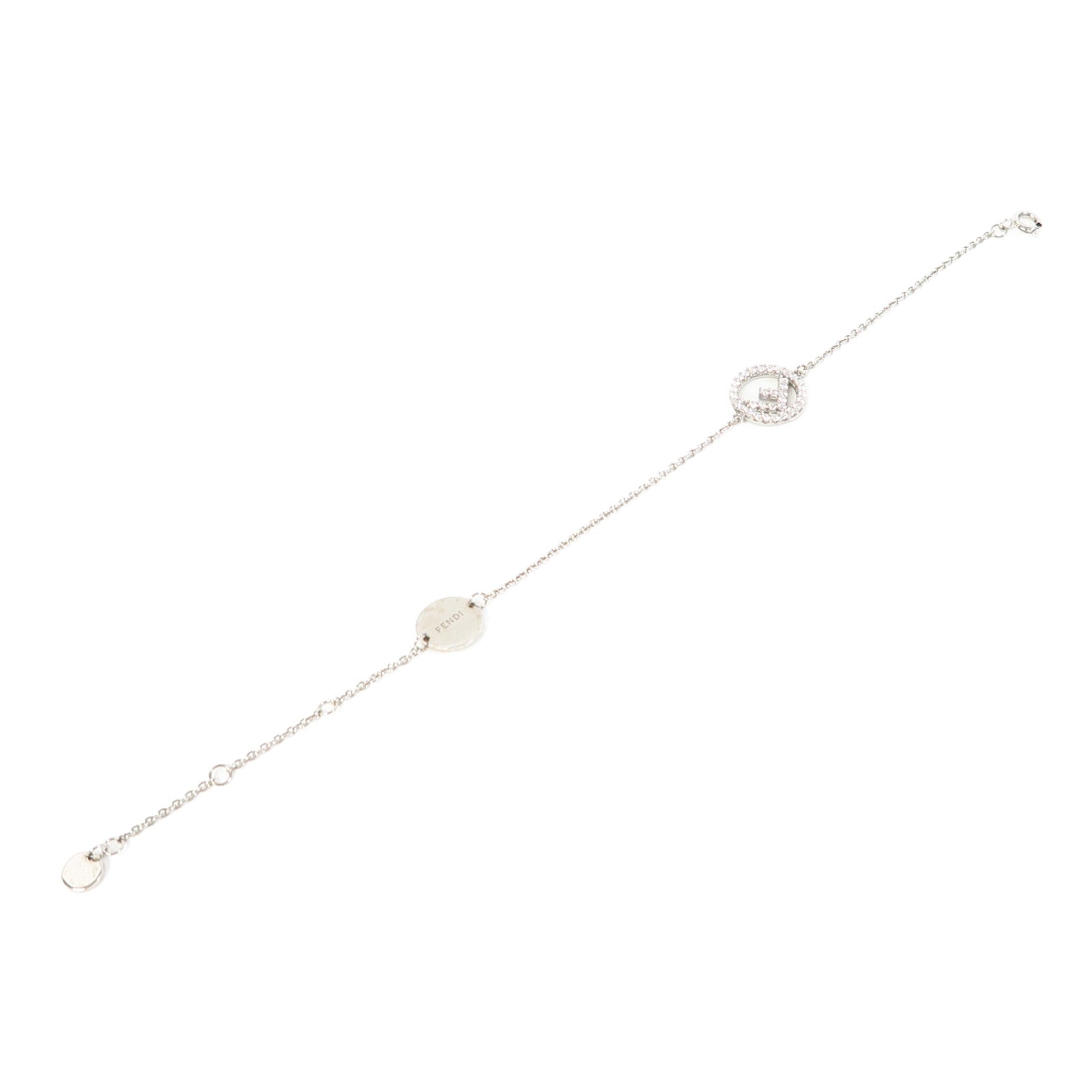 FENDI 金屬Bracelet手鏈銀色
