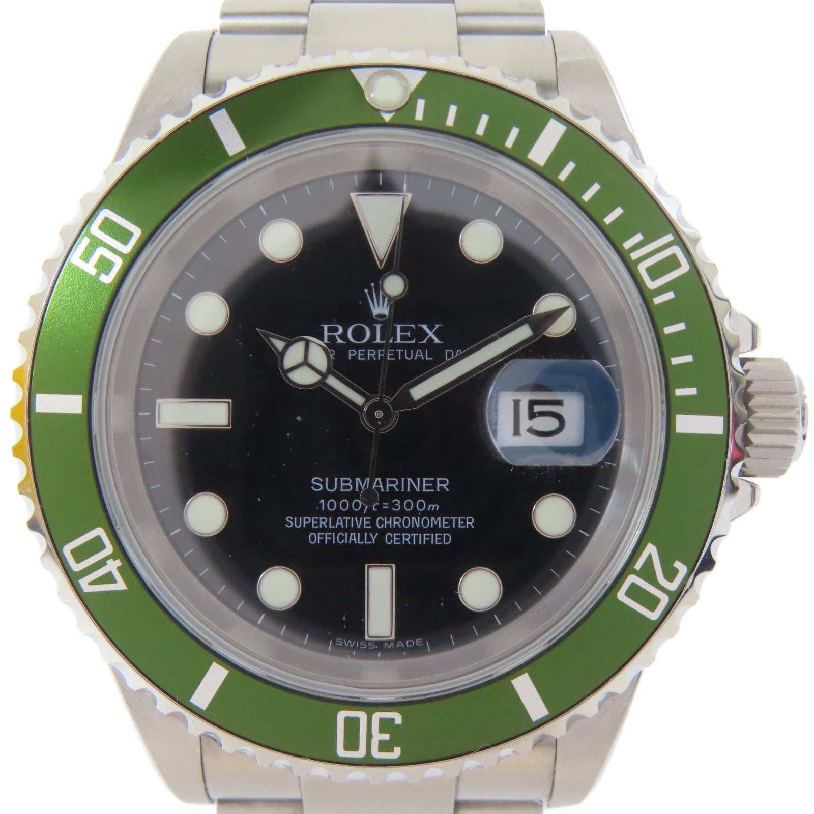 ROLEX 【激減優惠】Submariner Date不鏽鋼手錶自動機芯黑色
