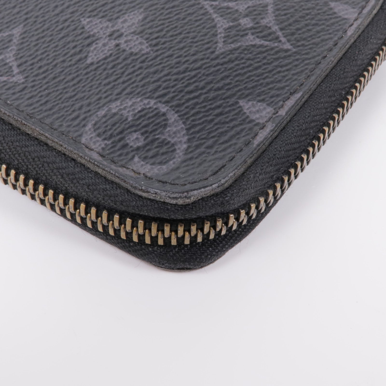 LOUIS VUITTON LV Zippy Wallet Vertical Long Wallet M62295 Monogram Eclipse