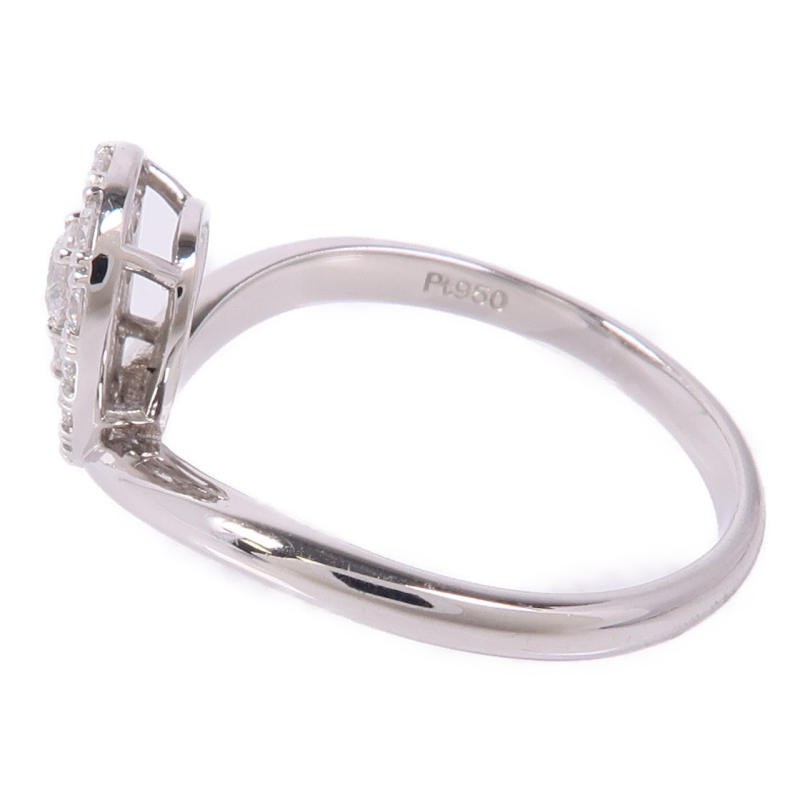 JEWELRY PT950鉑金Diamond Ring鑽石戒指US#6.5