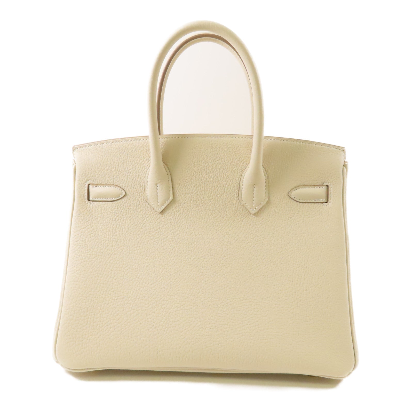 HERMES Togo皮革Birkin 30金扣手挽袋Craie