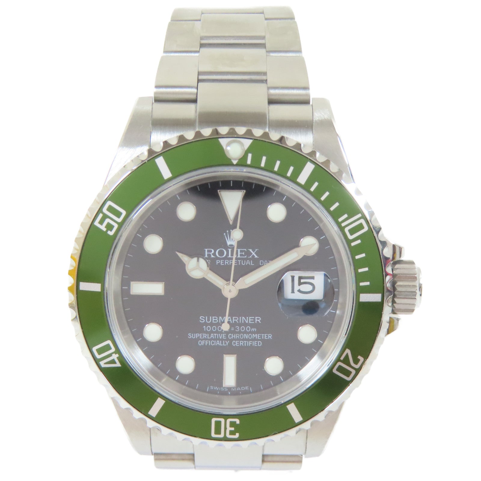ROLEX 【激減優惠】Submariner Date不鏽鋼手錶自動機芯黑色