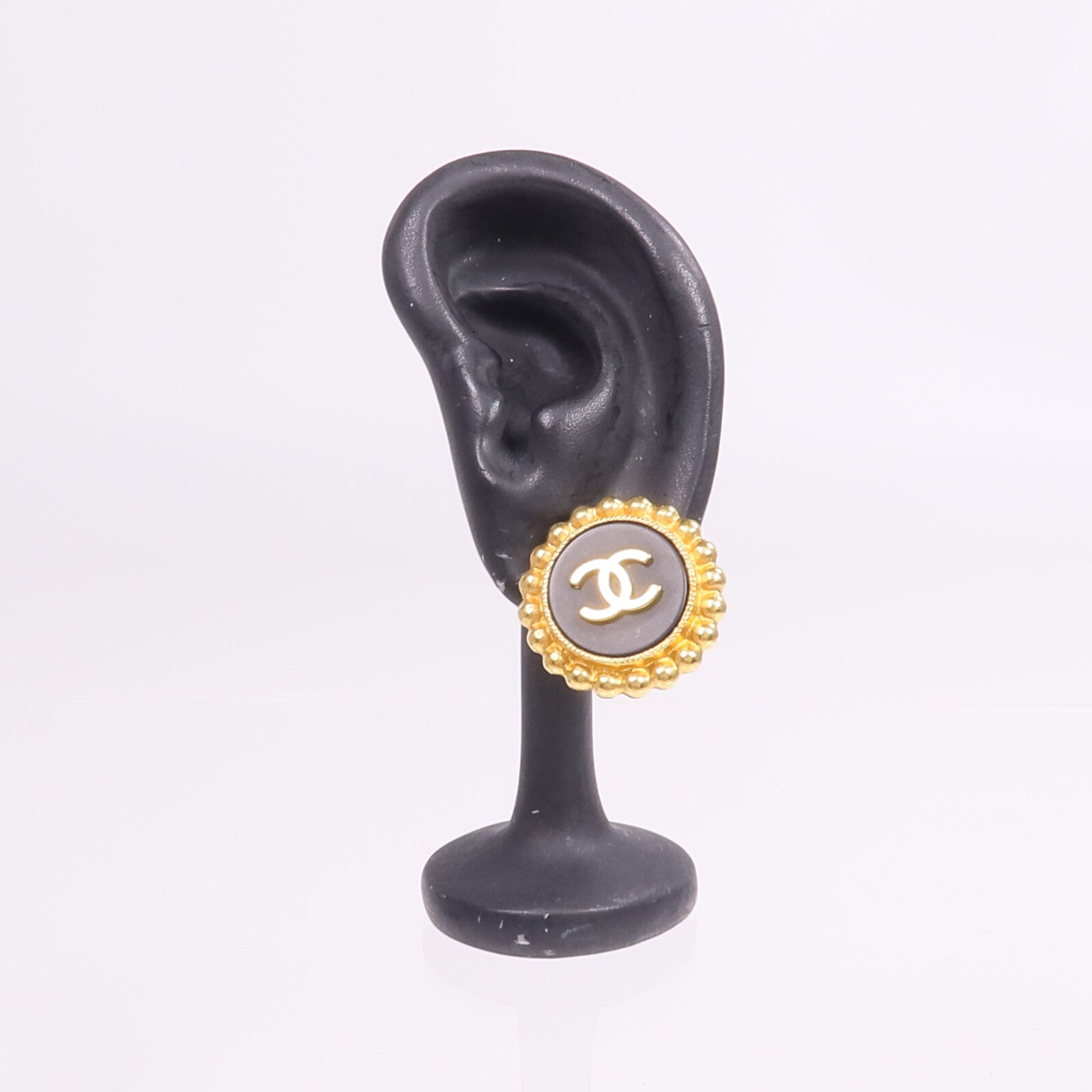 CHANEL 金屬Earrings金扣耳環