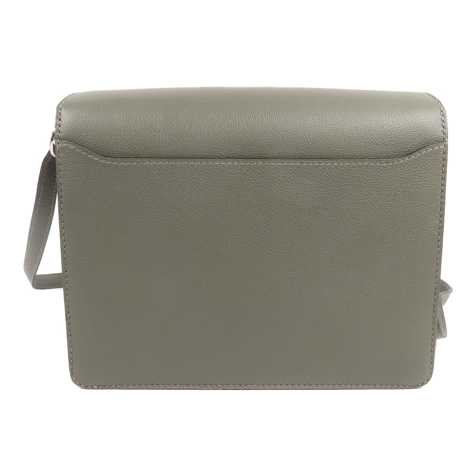 HERMES Evercolor皮革Roulis 23肩背袋Gris Meyer