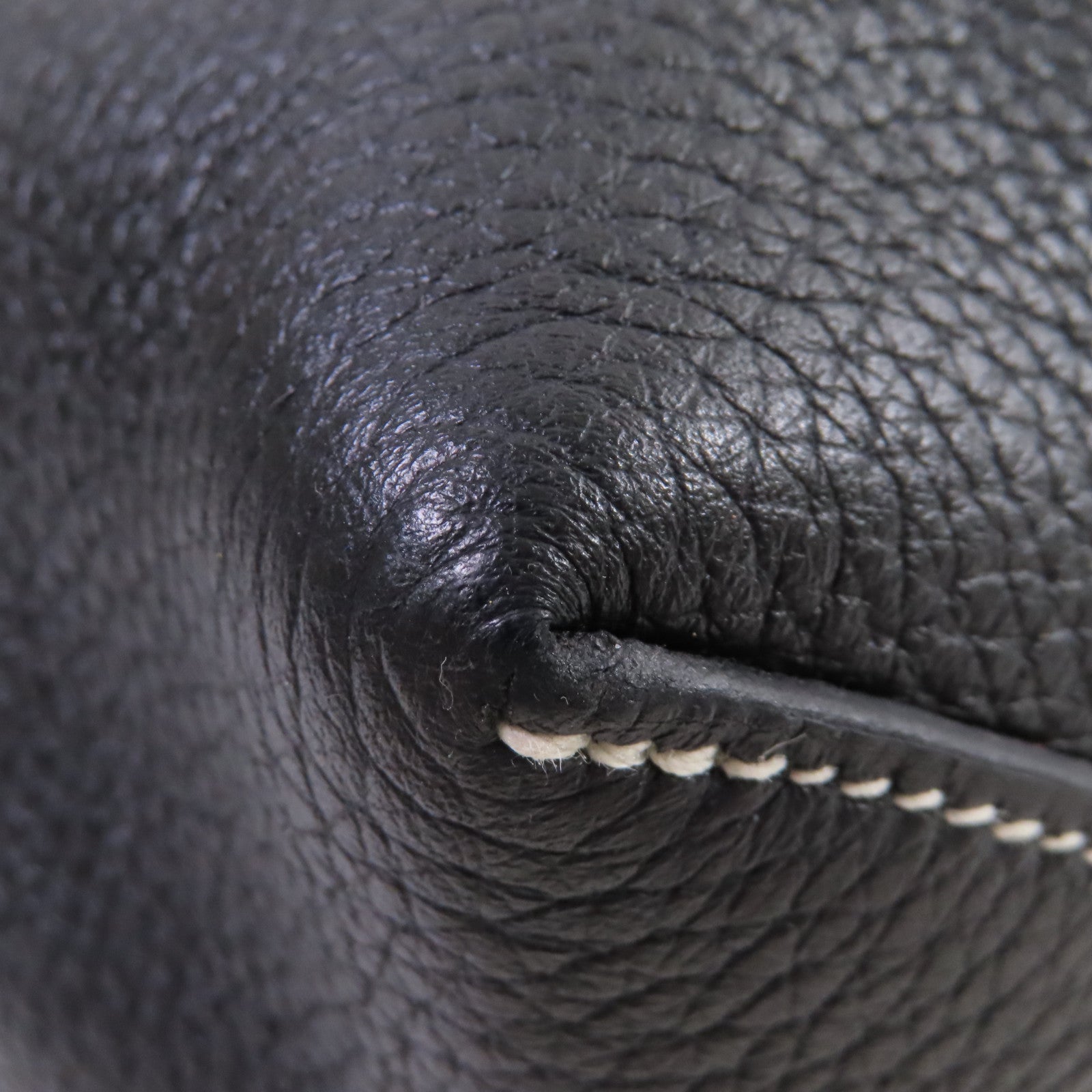 HERMES 【激減優惠】Clemence皮革Cabasellier 31 Shoulder Bag肩背袋黑色