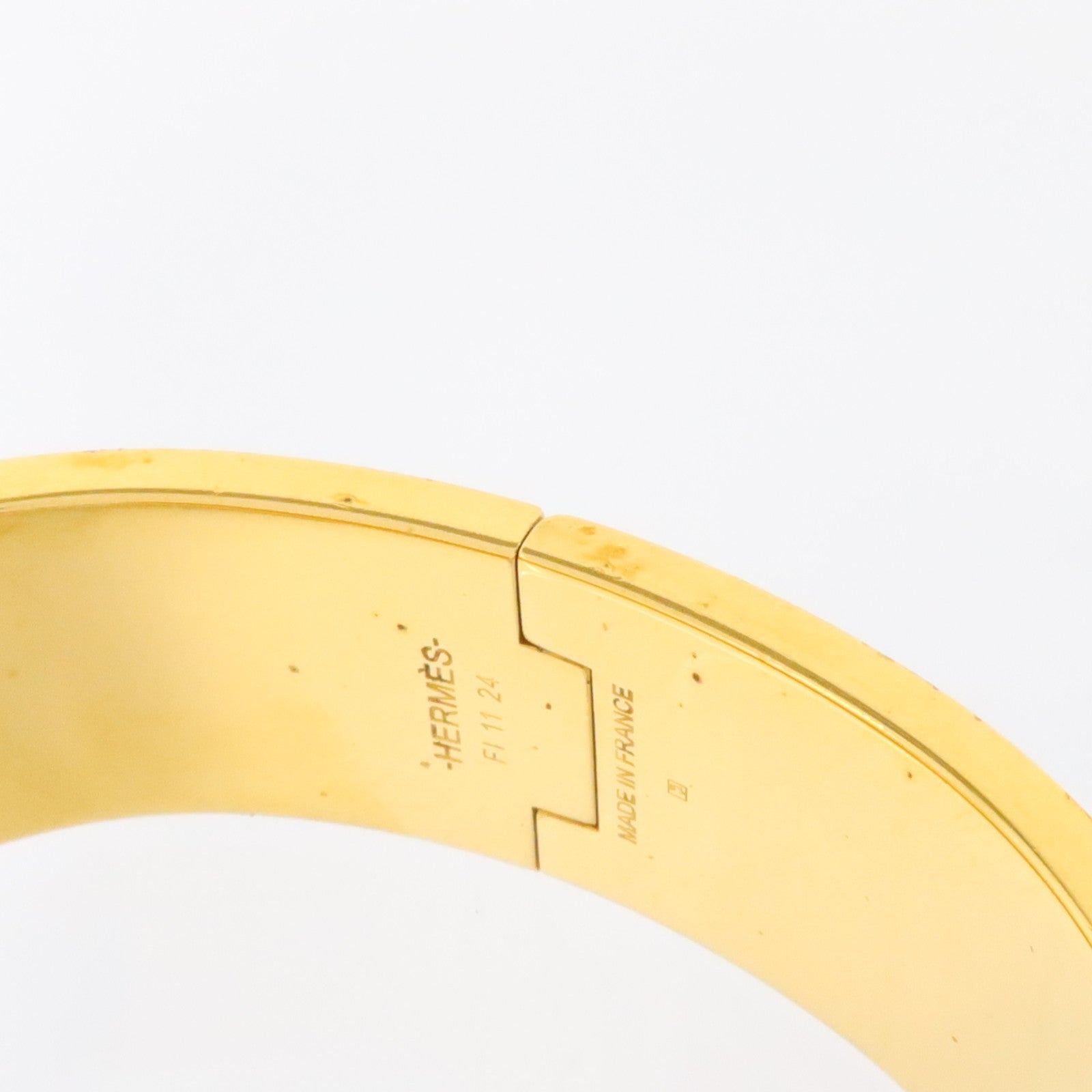 HERMES 金屬/琺瑯Clic-Clac H Bracelet金扣手鏈