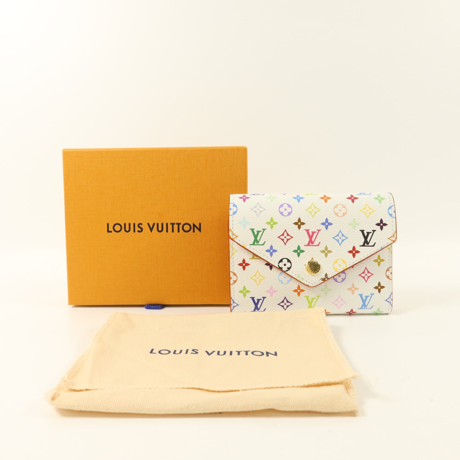 LOUIS VUITTON Monogram Multicolor LV x TM Victorine Wallet錢包