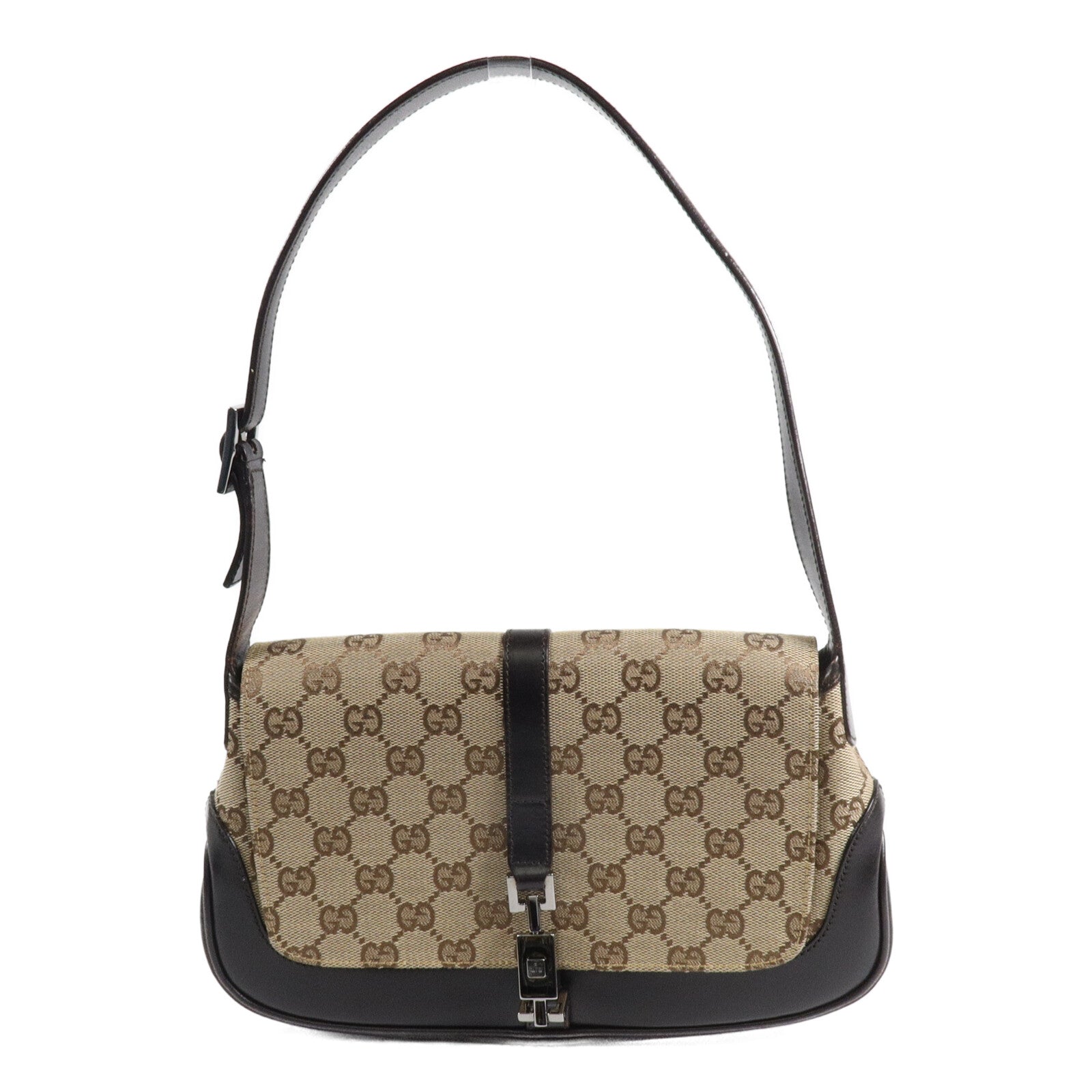 GUCCI 帆布/皮革Shoulder Bag肩背袋