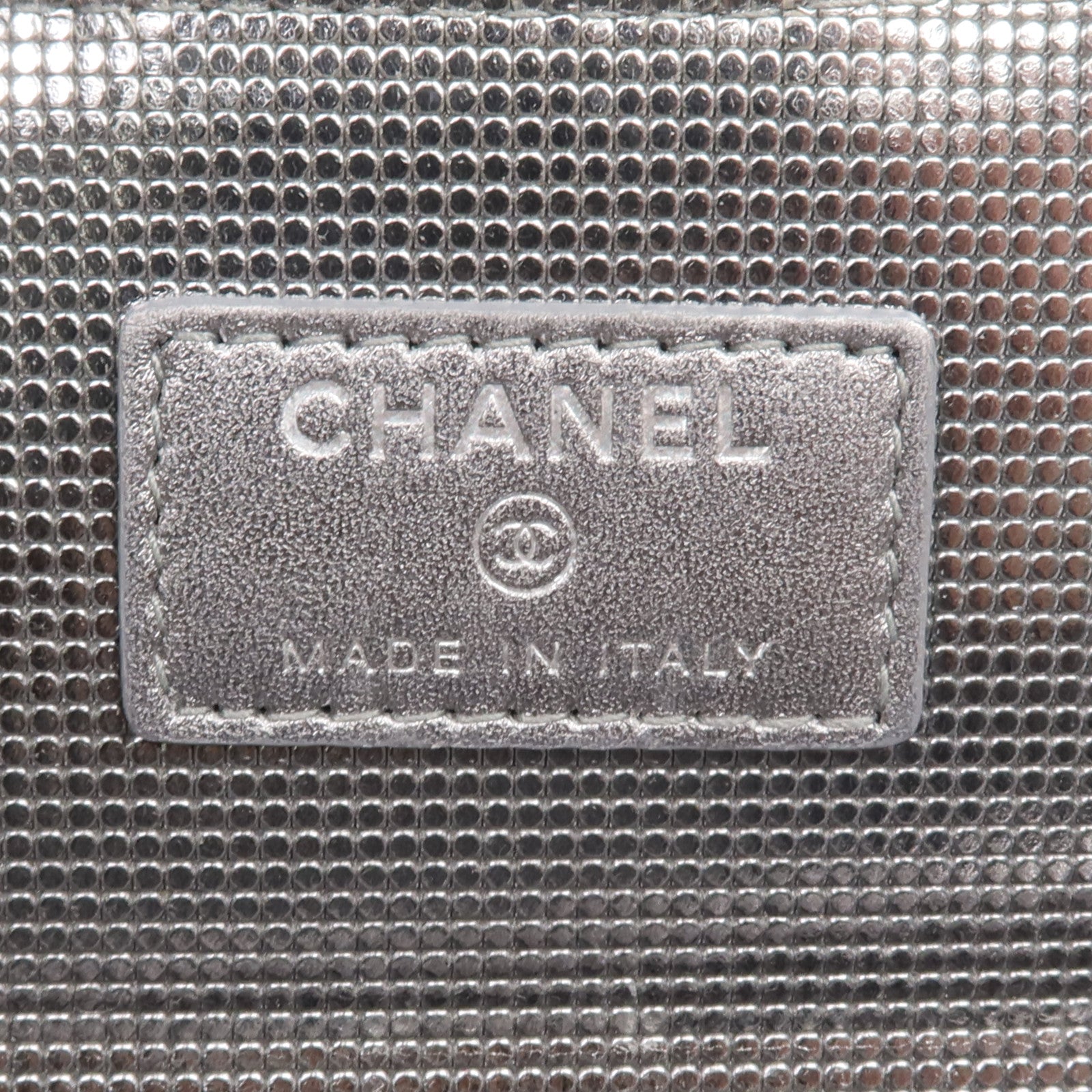 CHANEL 牛皮皮革Long Wallet銀扣長錢包