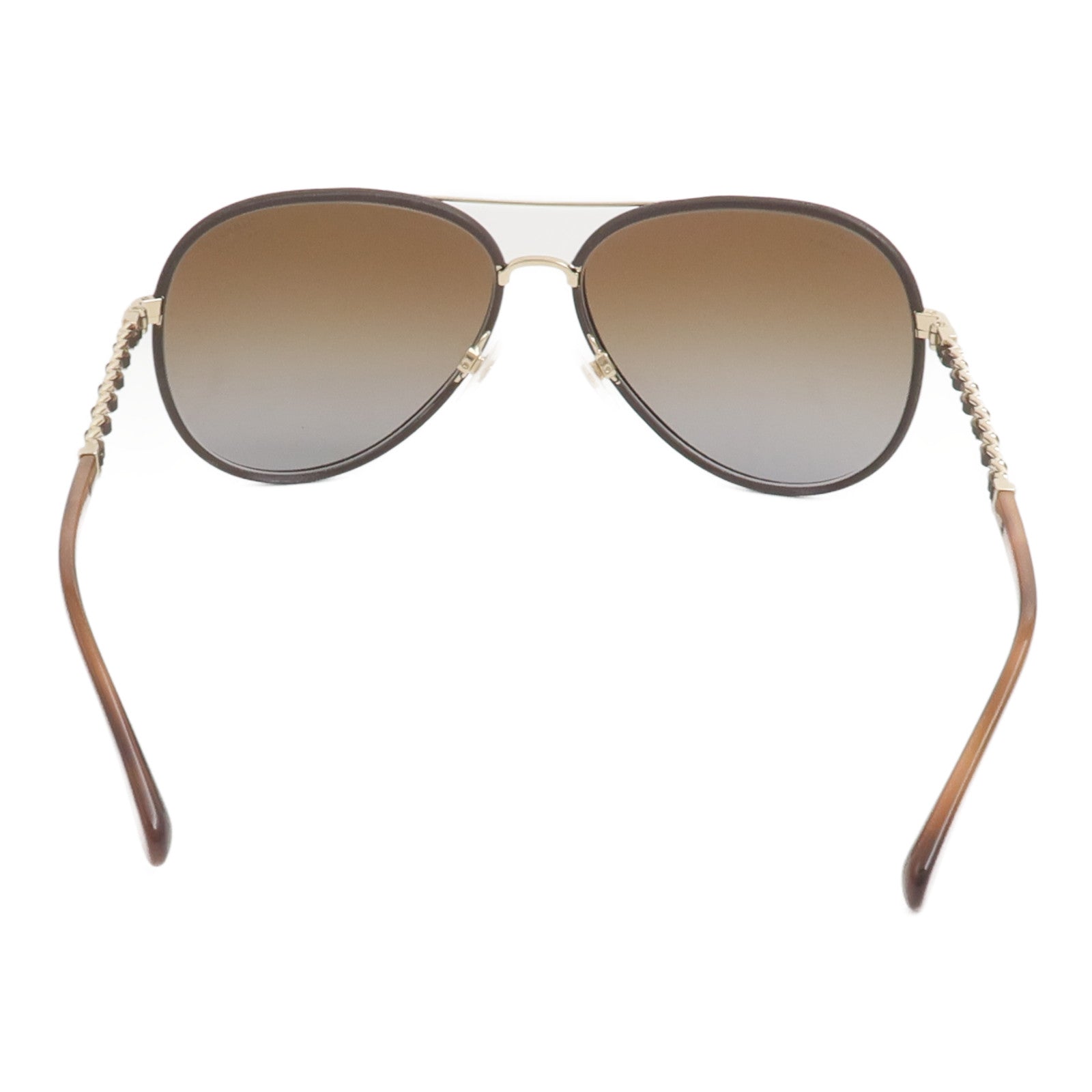 CHANEL PVC/牛皮皮革Sunglasses太陽眼鏡
