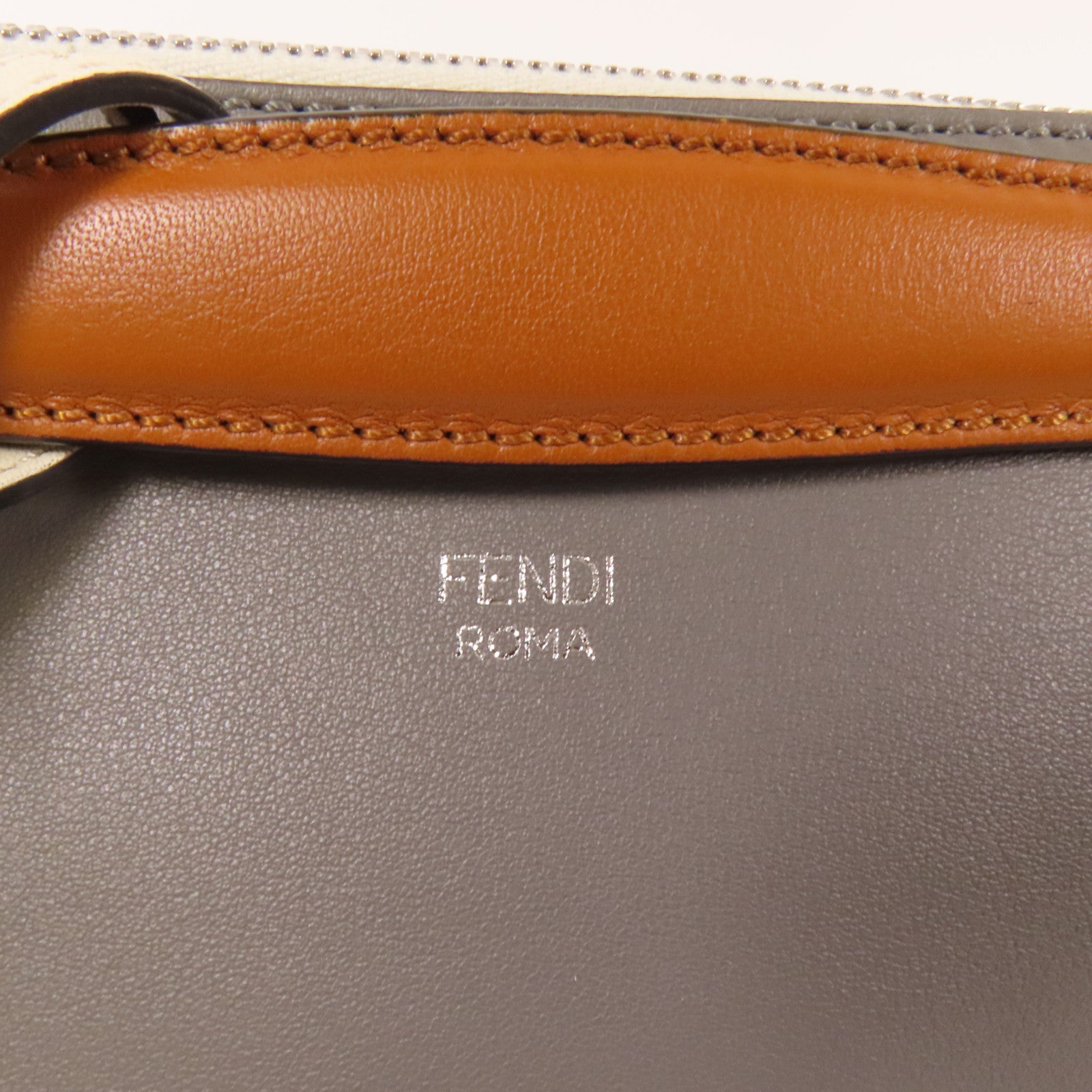 FENDI 牛皮皮革By The Way Mini銀扣手挽肩背兩用袋