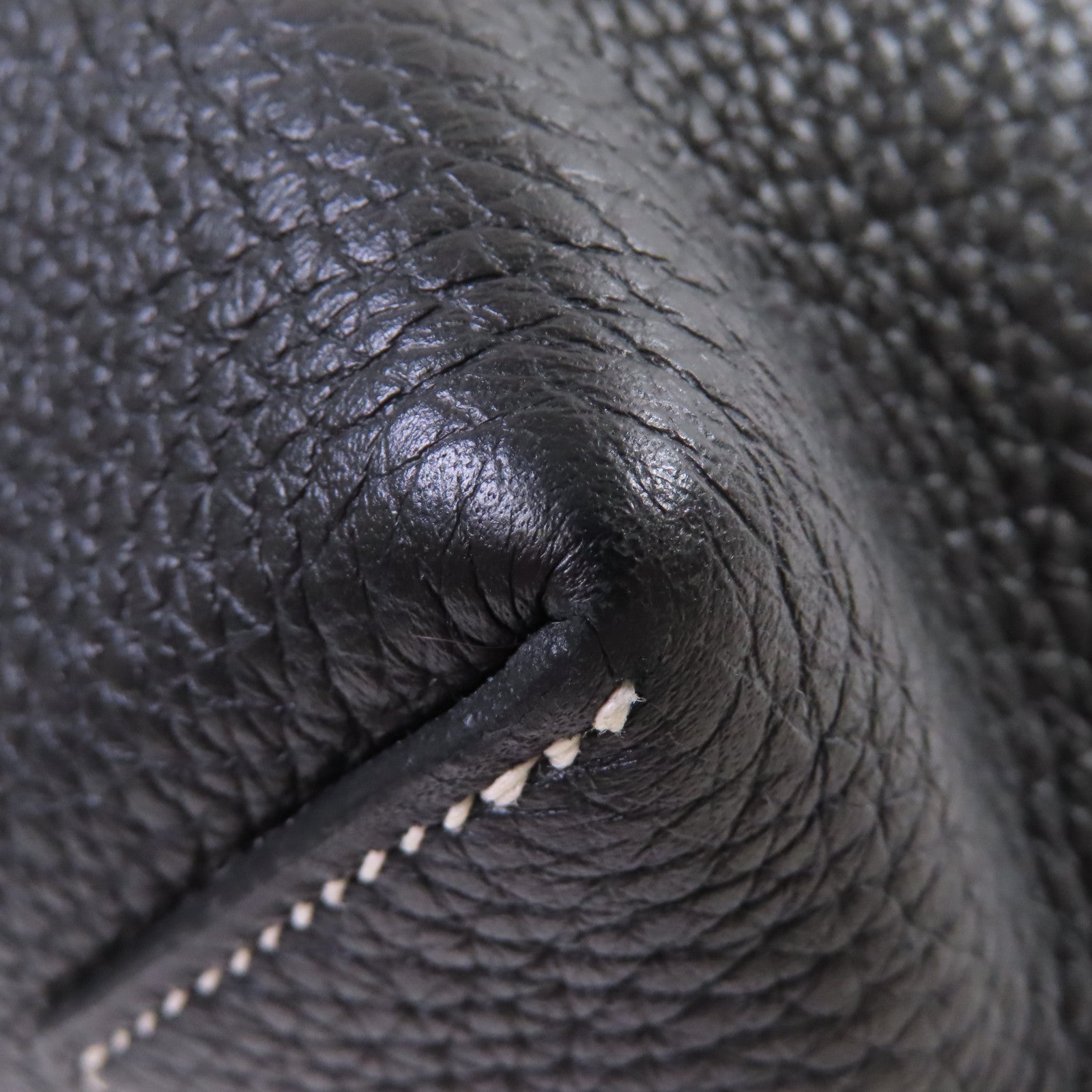 HERMES 【激減優惠】Clemence皮革Cabasellier 31 Shoulder Bag肩背袋黑色