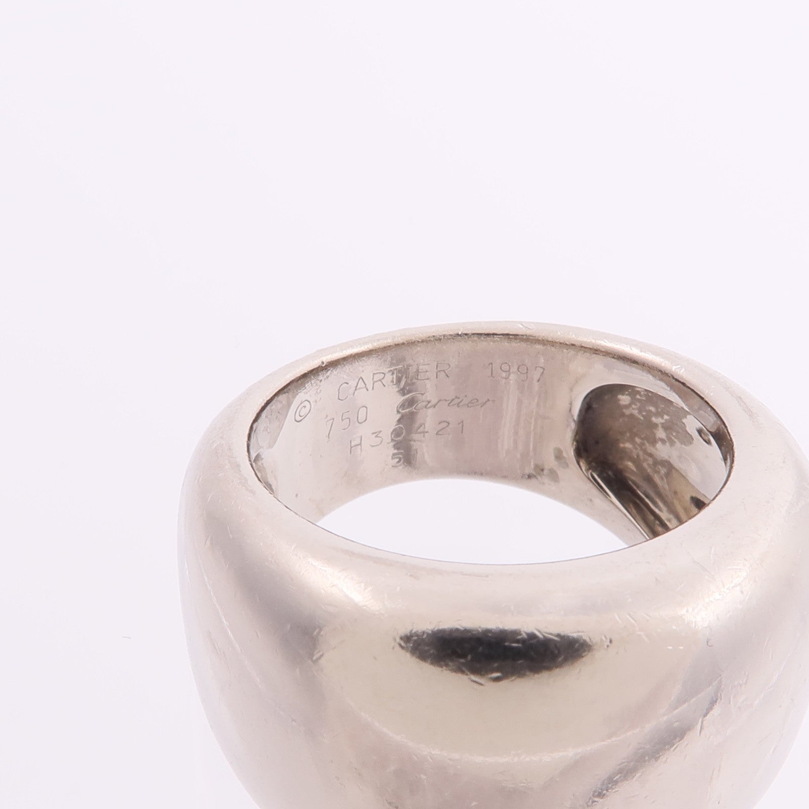 CARTIER 18K白金Nouvelle Vague戒指
