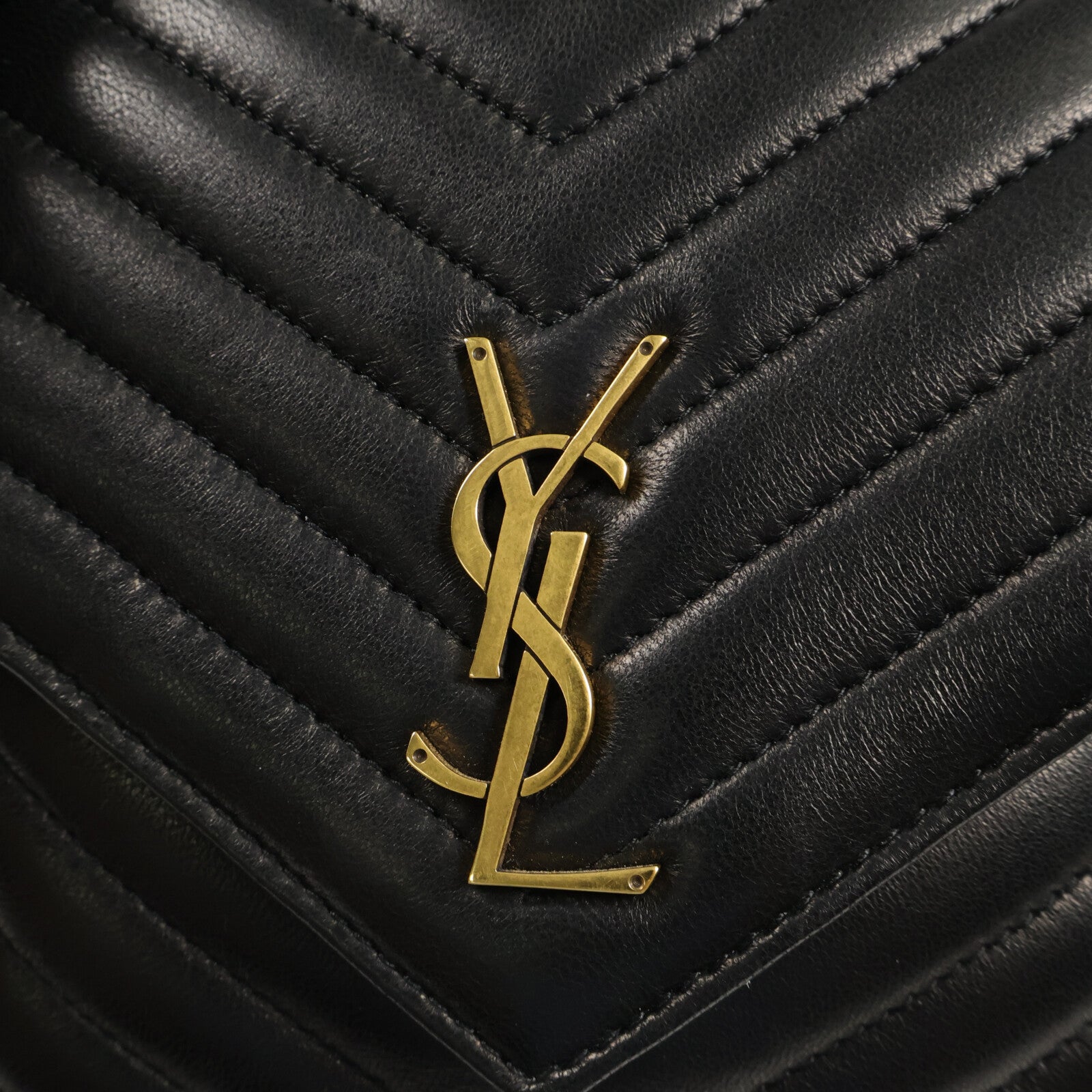 SAINT LAURENT 羊皮皮革Joe Backpack鏈帶背包