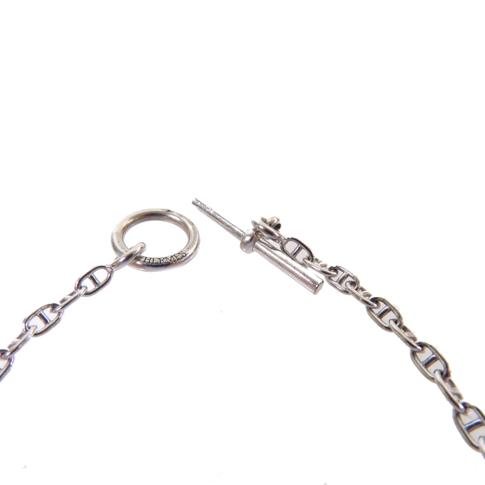 HERMES 18K白金/鑽石Farandole Diamond Bracelet銀扣手鏈