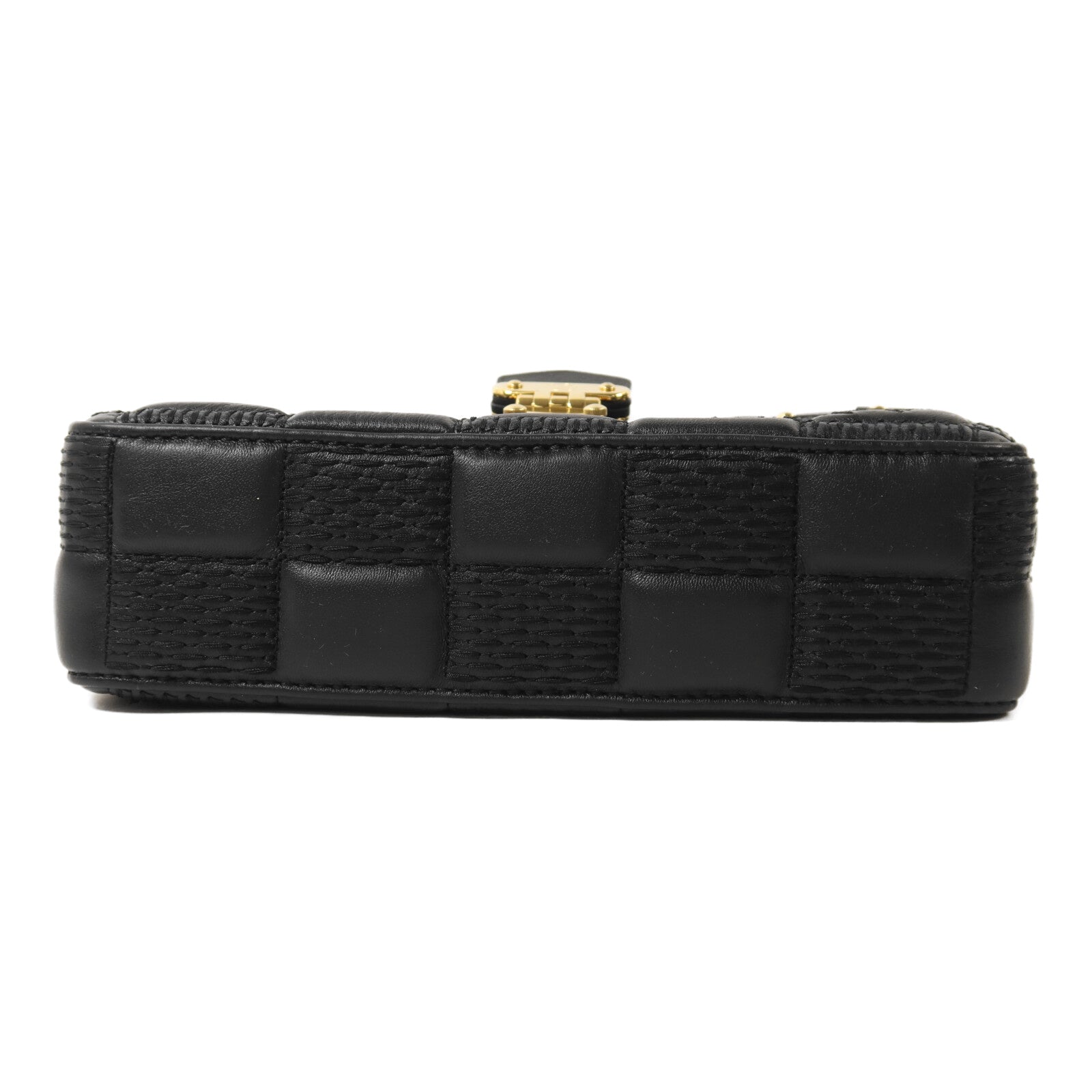 LOUIS VUITTON 羊皮皮革Troca PM金扣鏈帶手挽肩背兩用袋