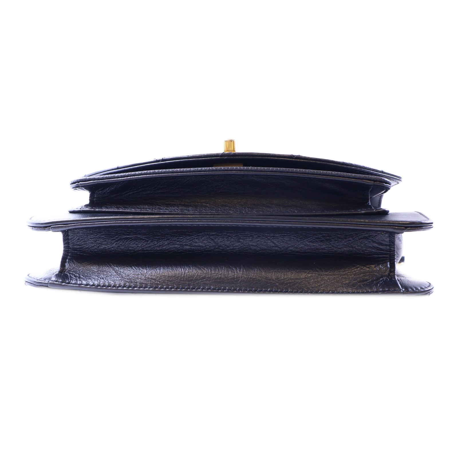 CHANEL CC GHW Chain Shoulder Bag 2 Way Bag AS0784 Calfskin Leather Black