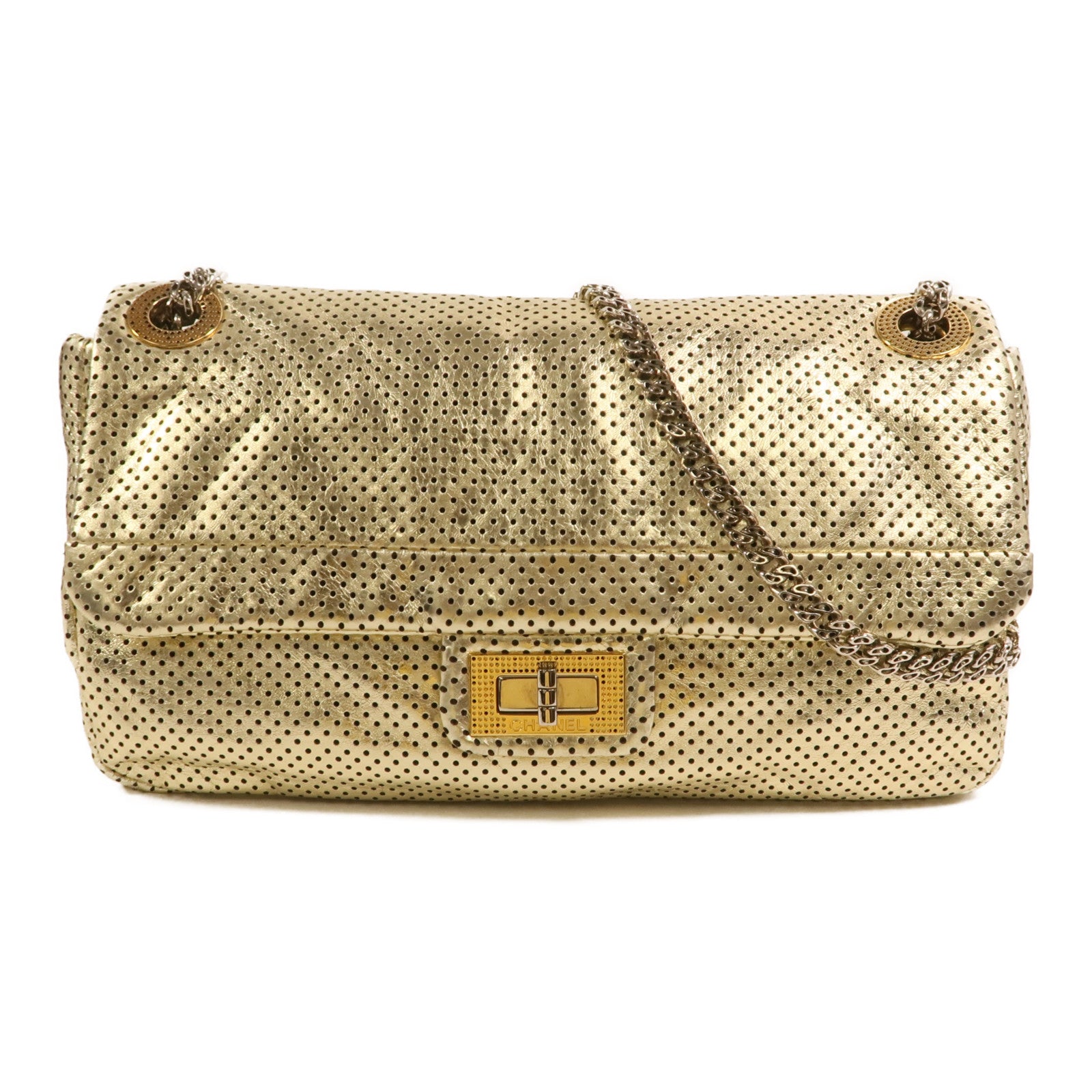 CHANEL 牛皮皮革Shoulder Bag鏈帶肩背袋