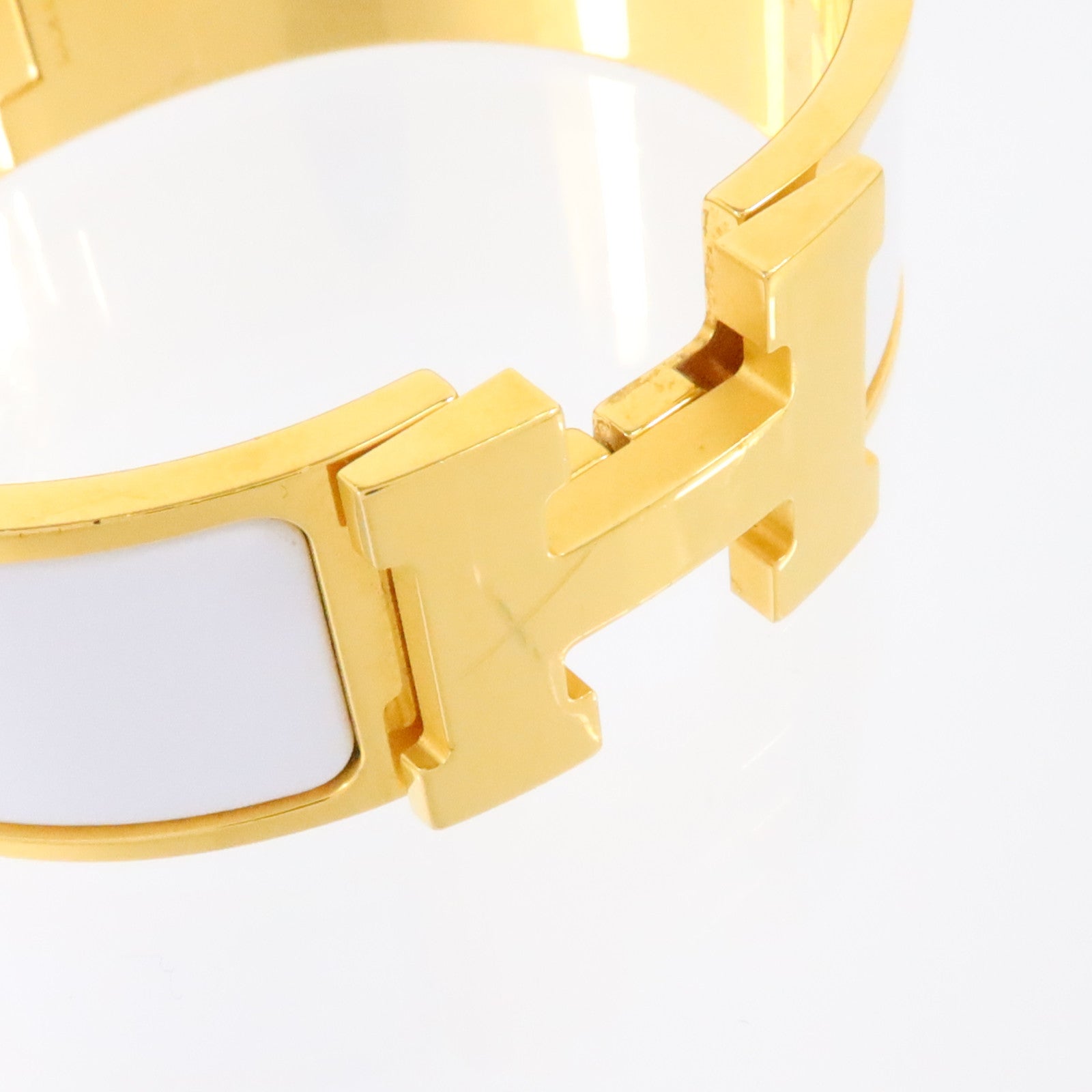 HERMES 金屬/琺瑯Clic-Clac H Bracelet金扣手鏈