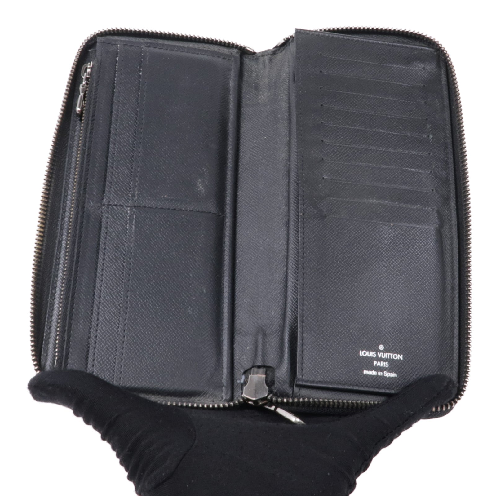 LOUIS VUITTON LV Zippy Wallet Vertical Long Wallet M62295 Monogram Eclipse