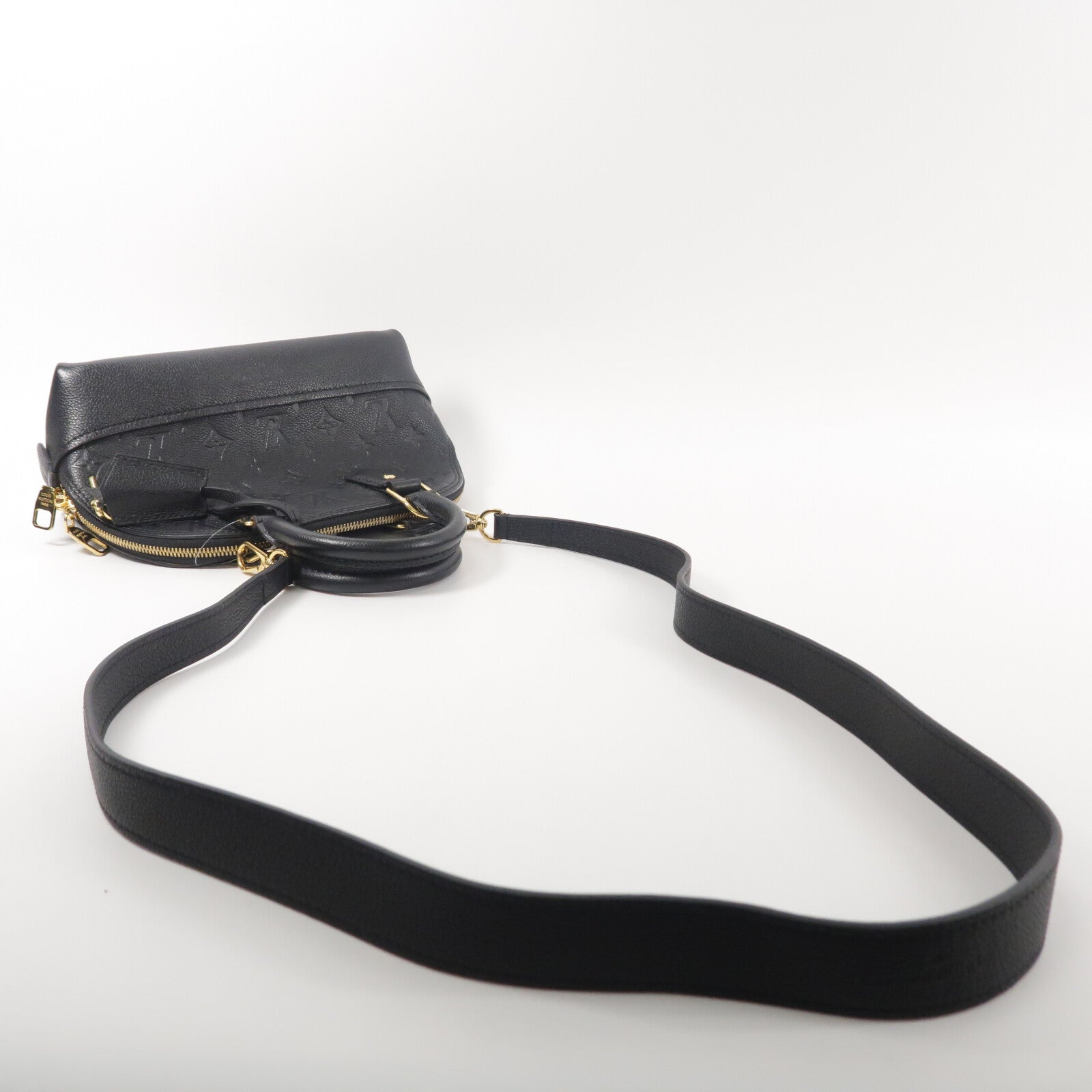 LOUIS VUITTON Monogram Empreinte Neo Alma BB手挽肩背兩用袋