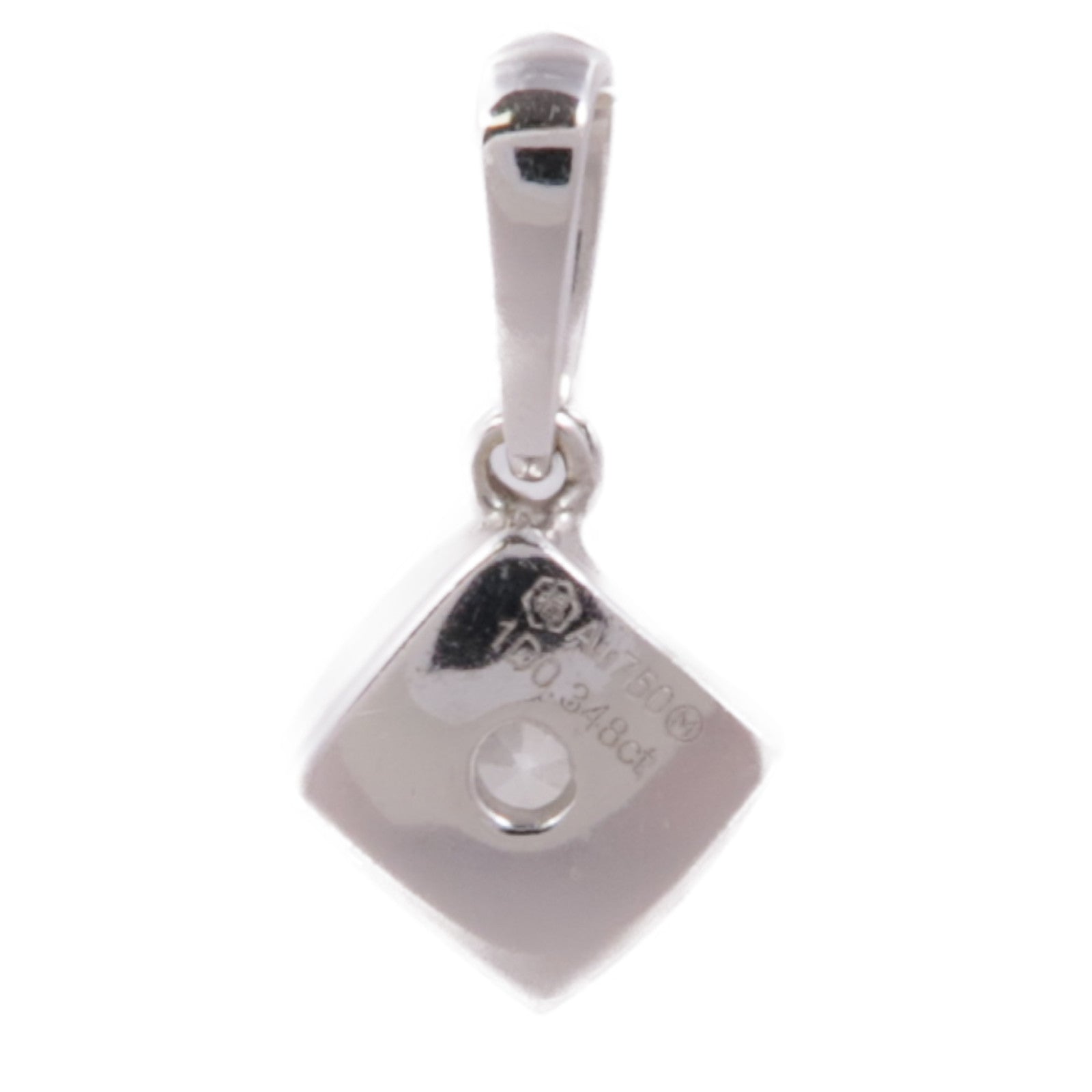 JEWELRY 18K白金Diamond Pendant Top鑽石吊墜