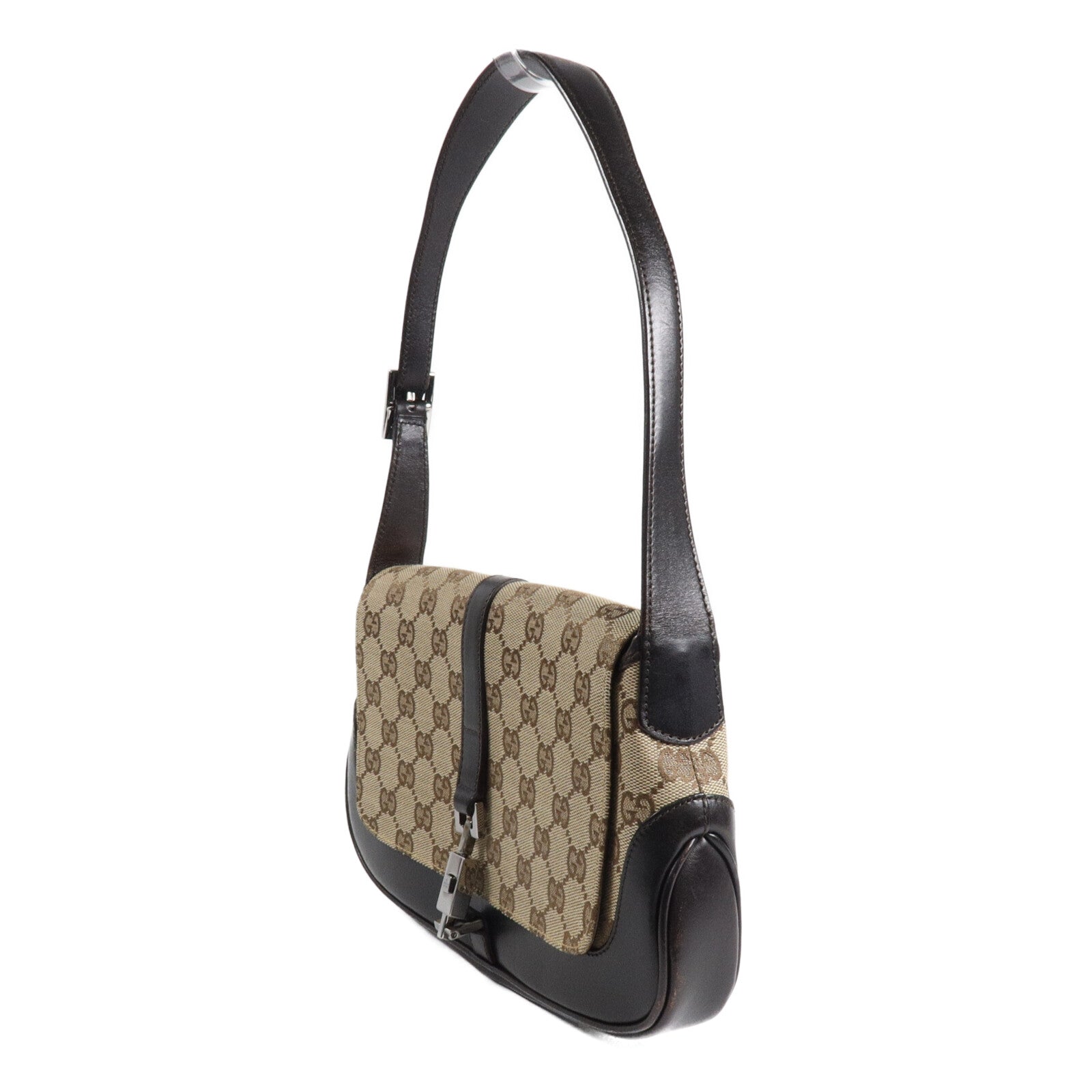 GUCCI 帆布/皮革Shoulder Bag肩背袋