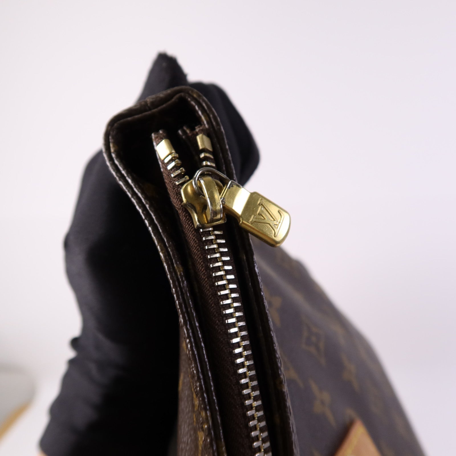 LOUIS VUITTON Monogram Cabas Mezzo金扣肩背袋